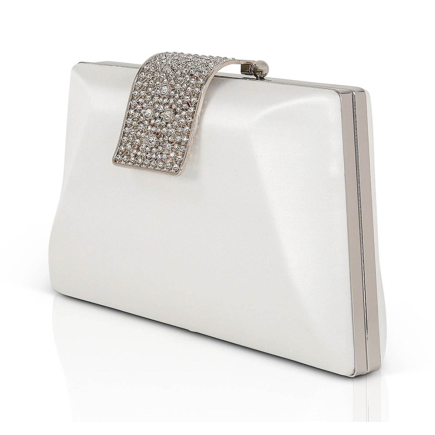 Jewel Badgley Mischka Handbags Women's Amira in White