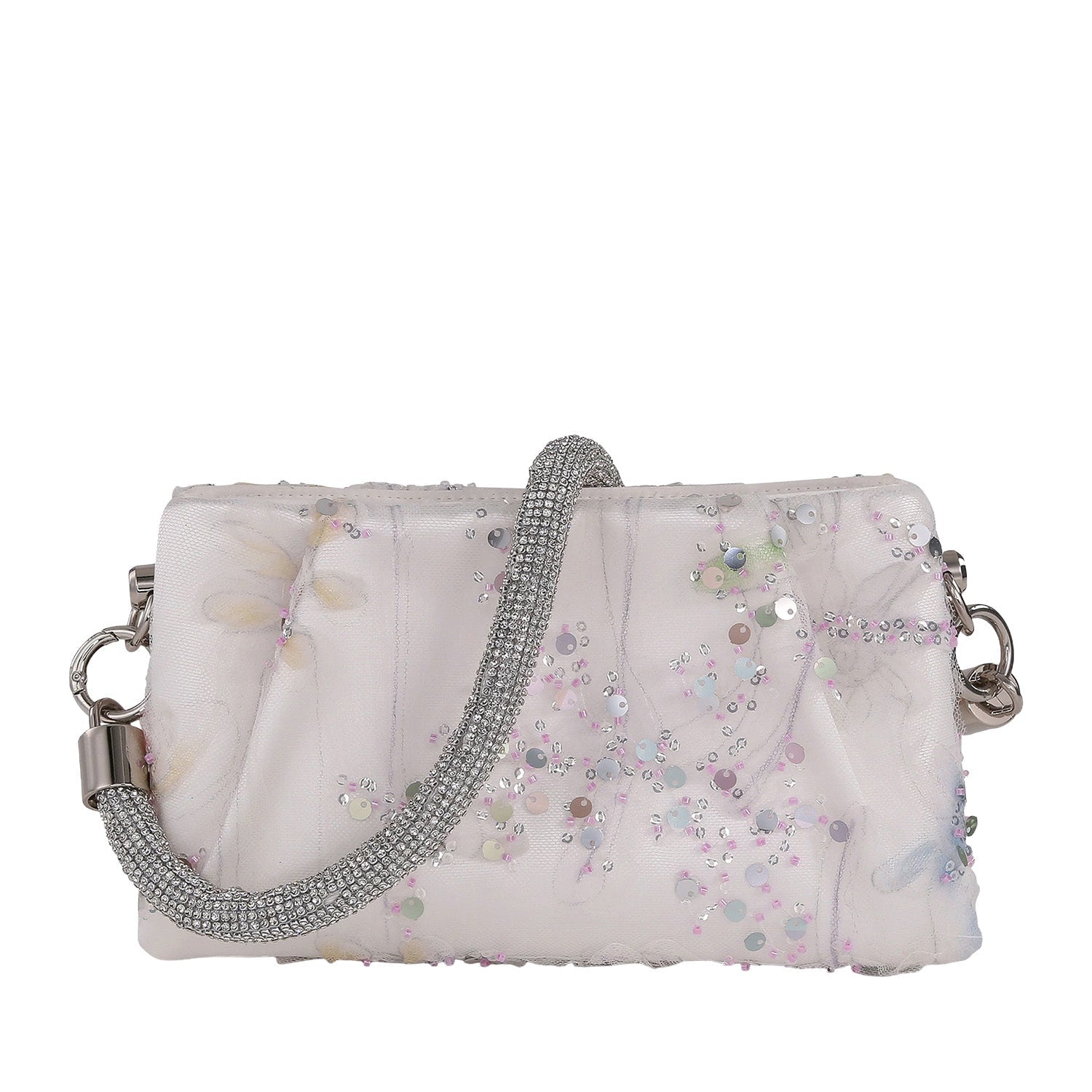 Jewel Badgley Mischka Women's Aqua in White