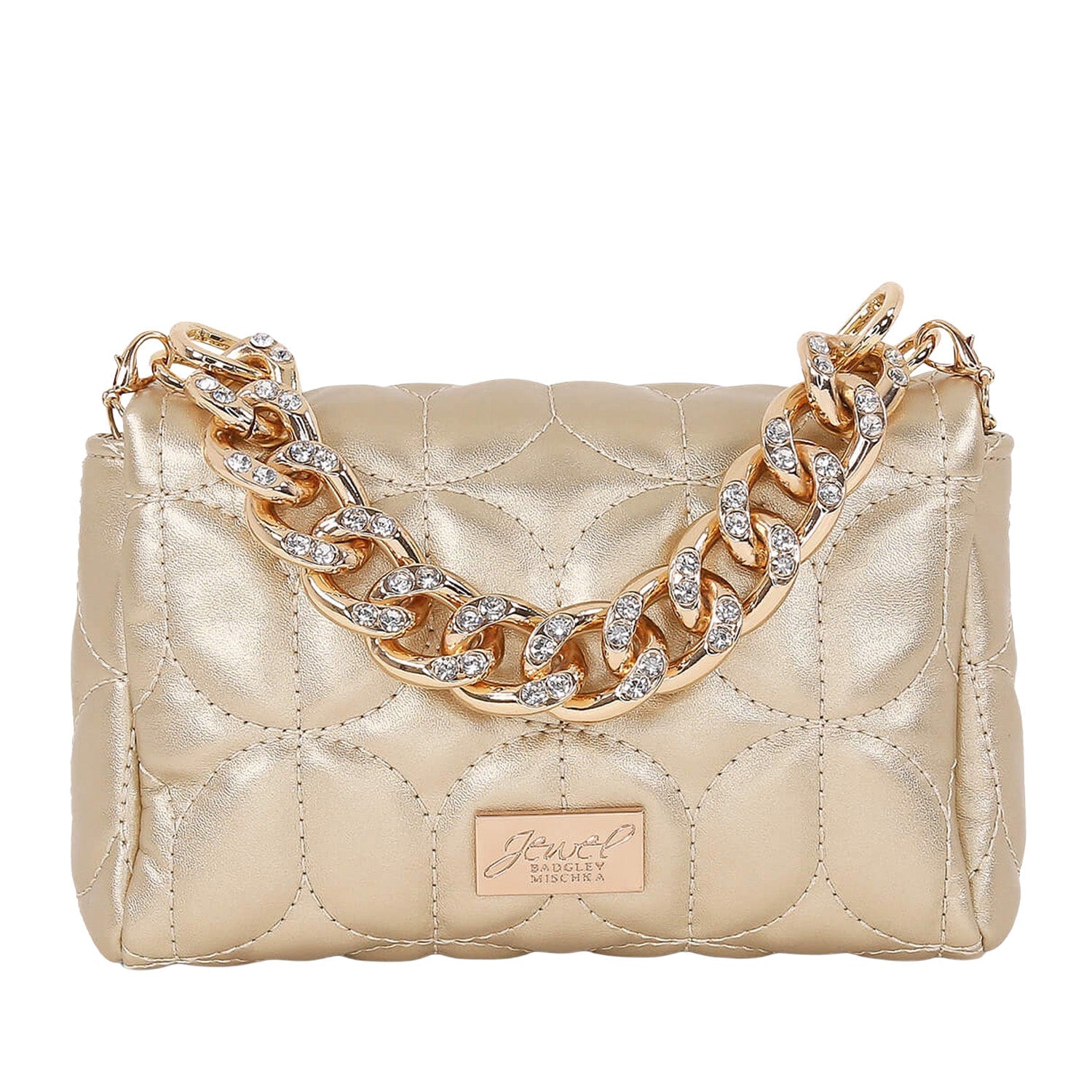 Jewel Badgley Mischka Handbags Women's Tara in Gold