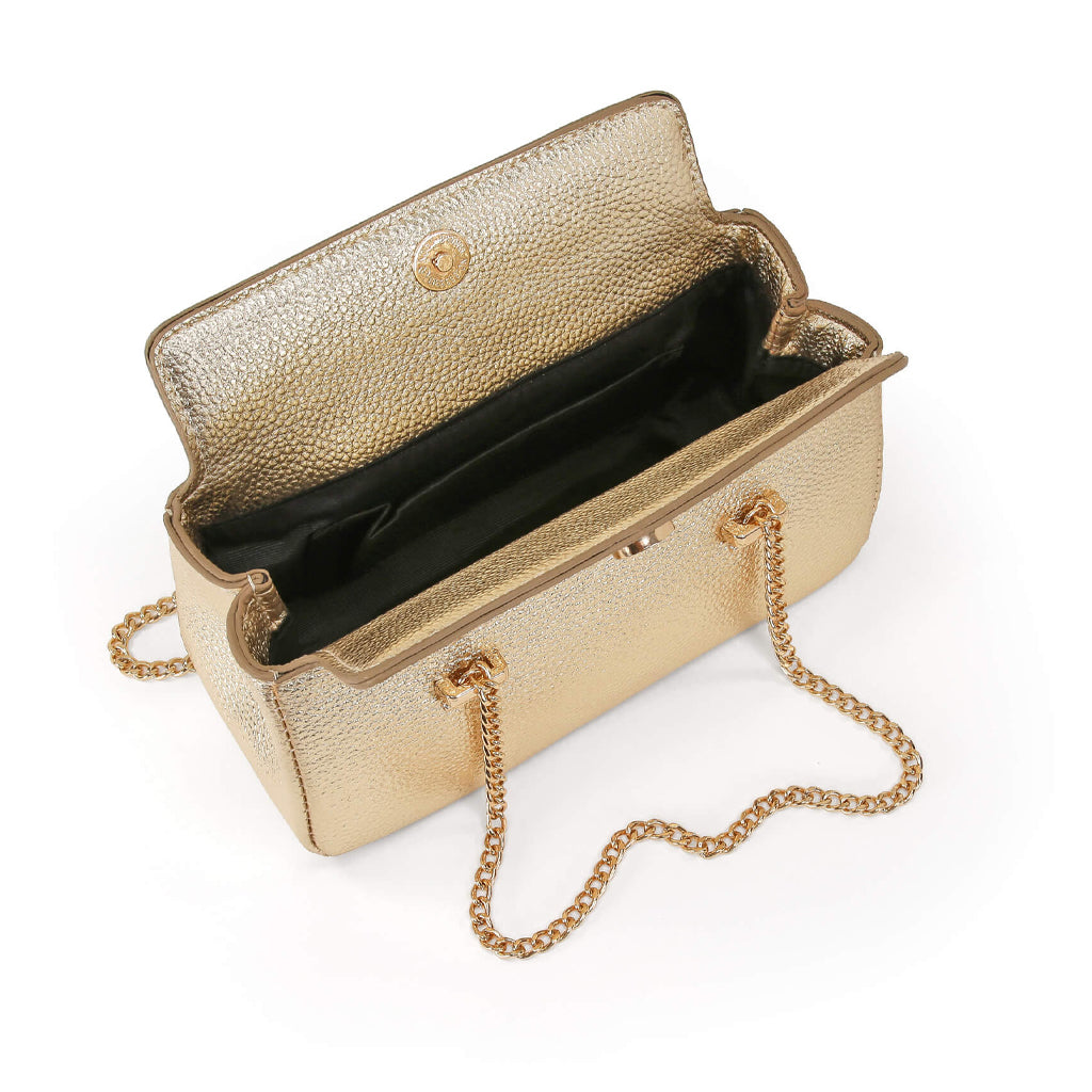 Jewel Badgley Mischka Handbags Women's Senna Box Clutch in Gold