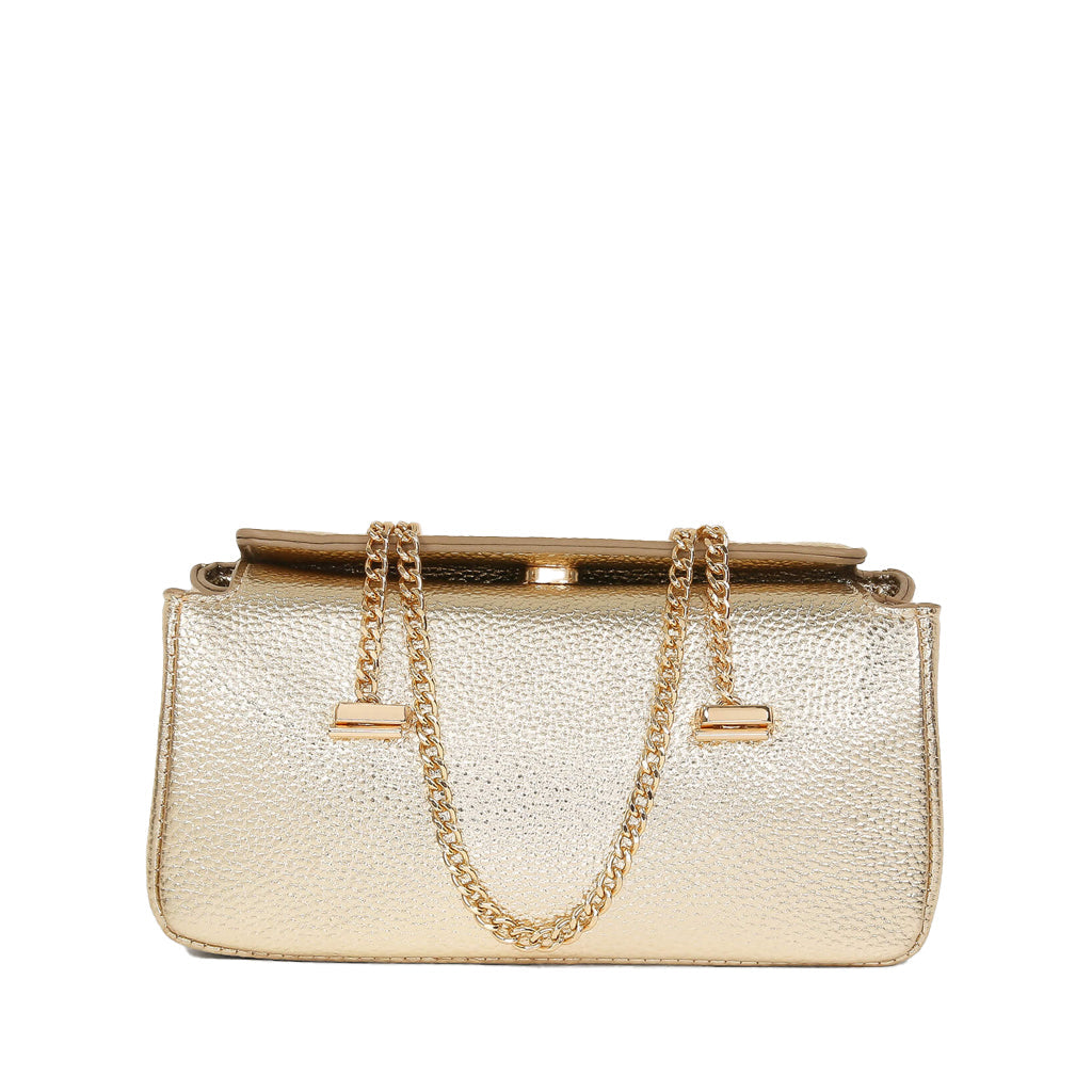 Jewel Badgley Mischka Handbags Women's Senna Box Clutch in Gold