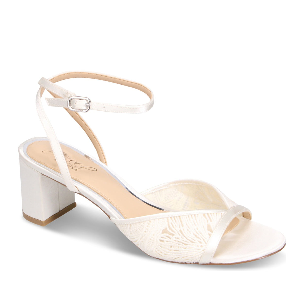 Jewel Badgley Mischka Women's Zaira in Ivory