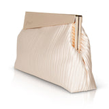 Badgley Mischka Women's Haven Asymmetric Clutch in Champagne