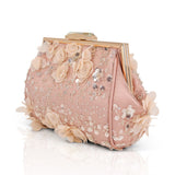 Badgley Mischka Women's Bea Couture Clutch in Rose