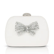 Miniaudière Ellie Jacquard blanche pour femme de Badgley Mischka