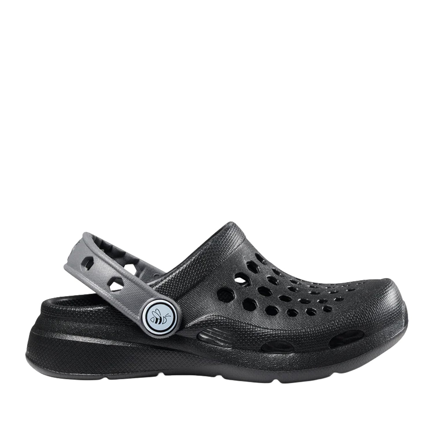 Joybees Kids' Active Clog in Black/Charcoal