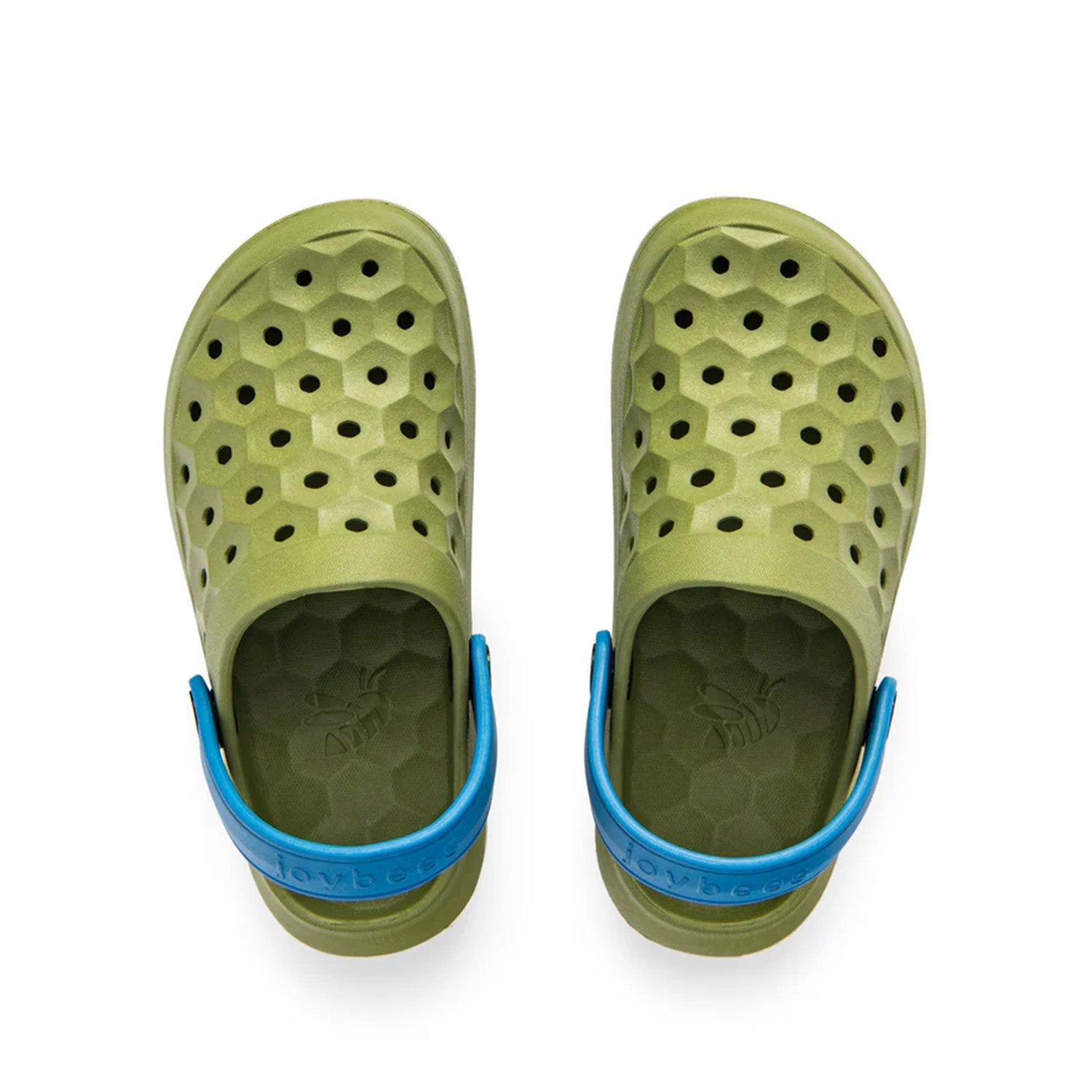 Joybees Kids' Varsity Clog in Olive/Midnight Teal