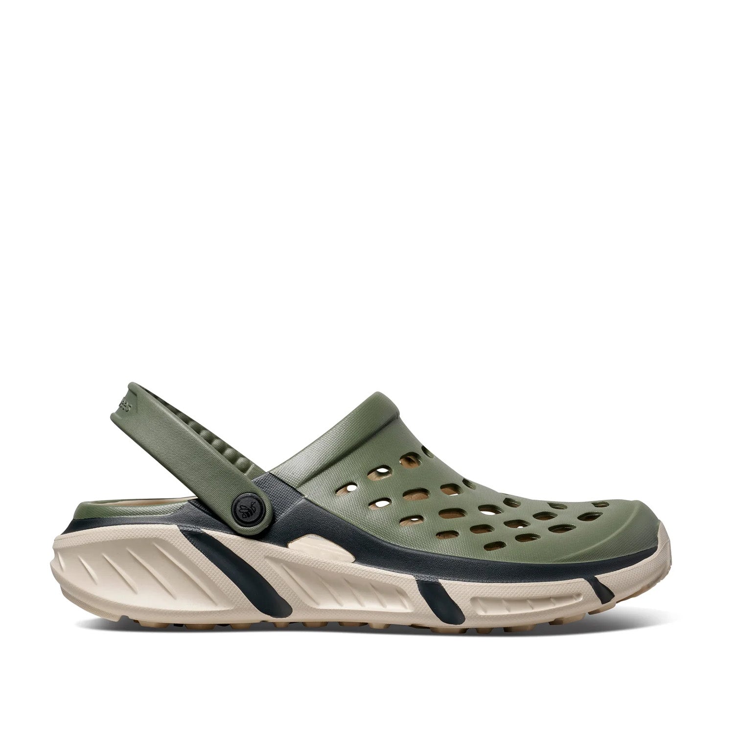 Joybees Unisex Trekking Clog in Sage/Beige
