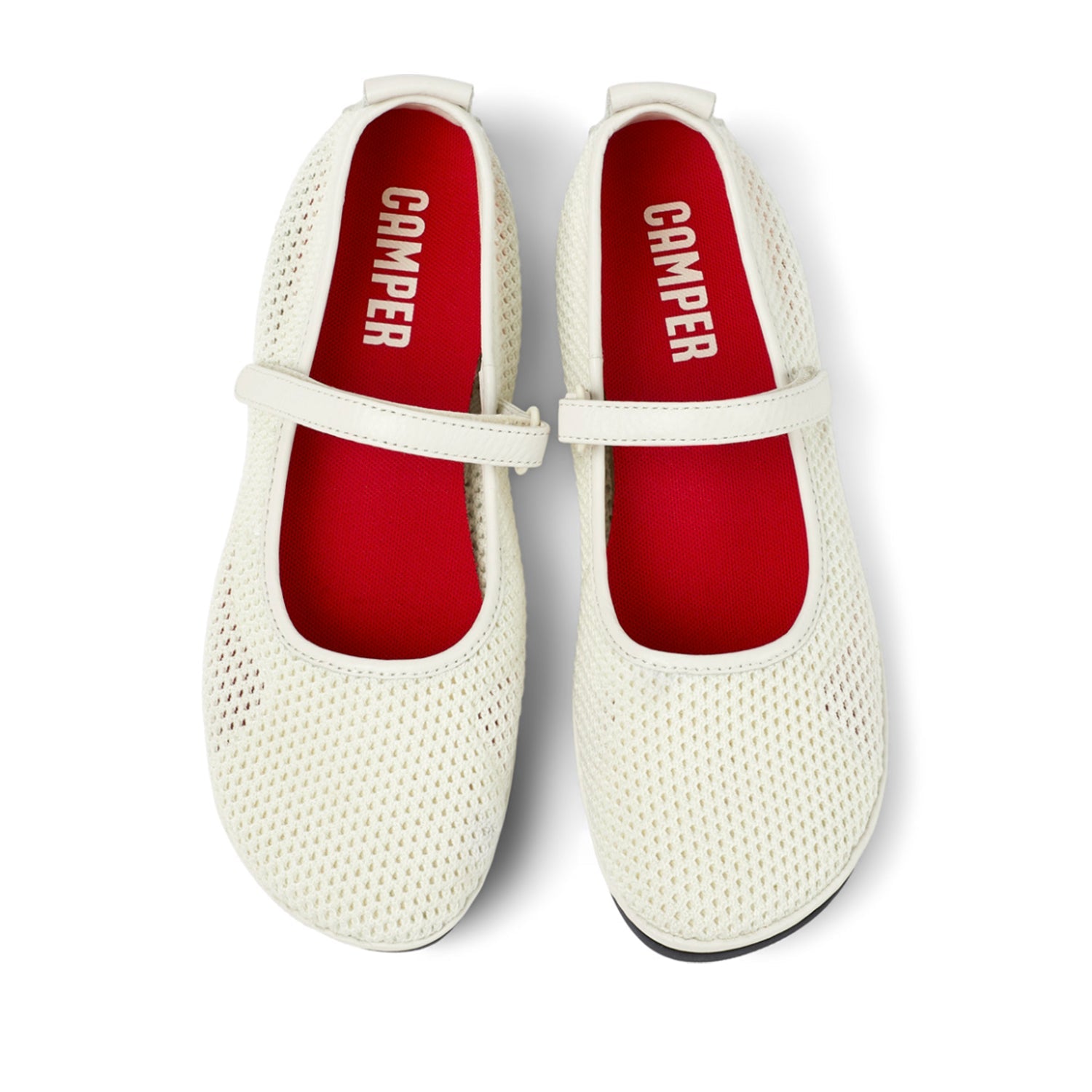 Camper Femme Droite Nina en blanc