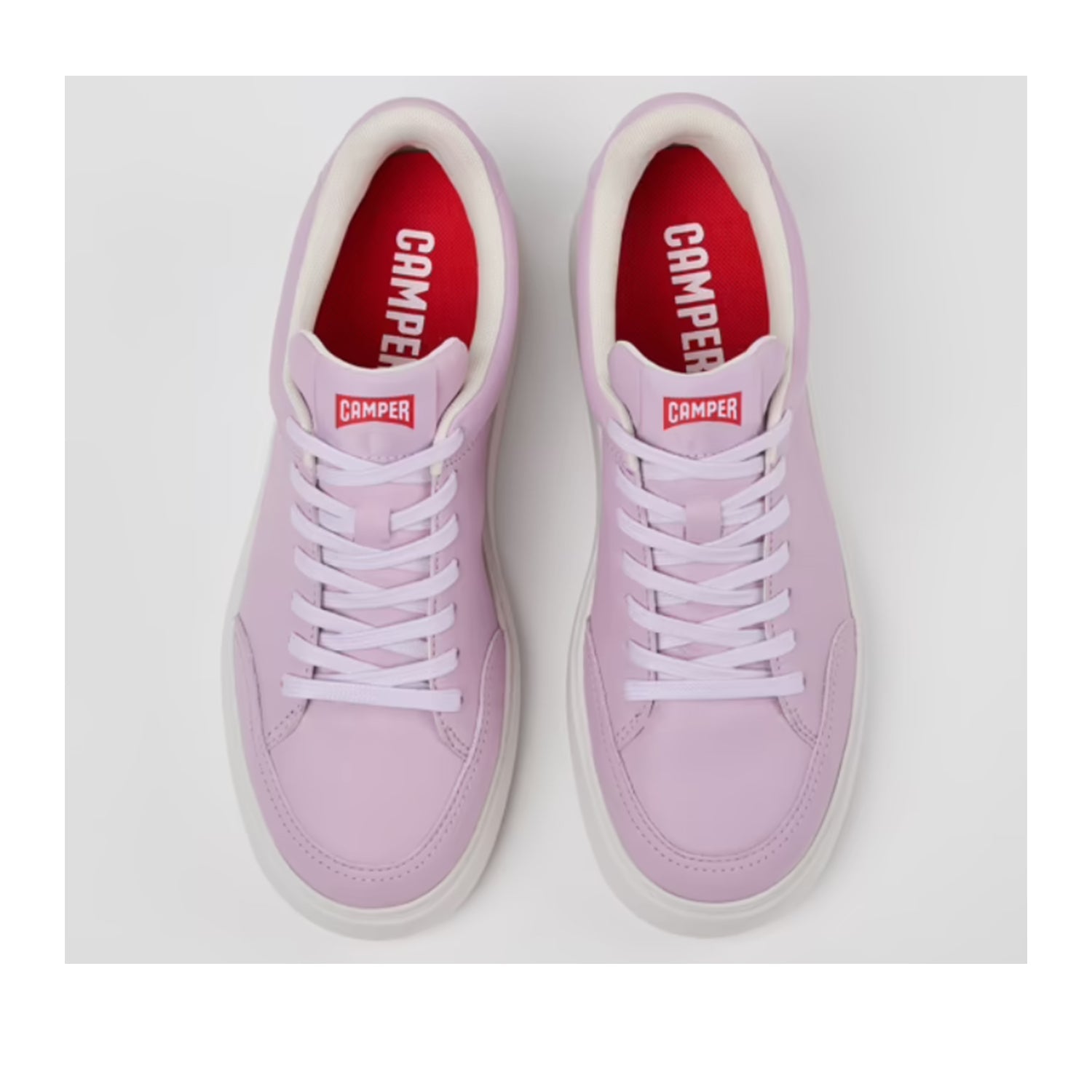 Chaussures de course Camper K21 pour femmes, couleur violet clair