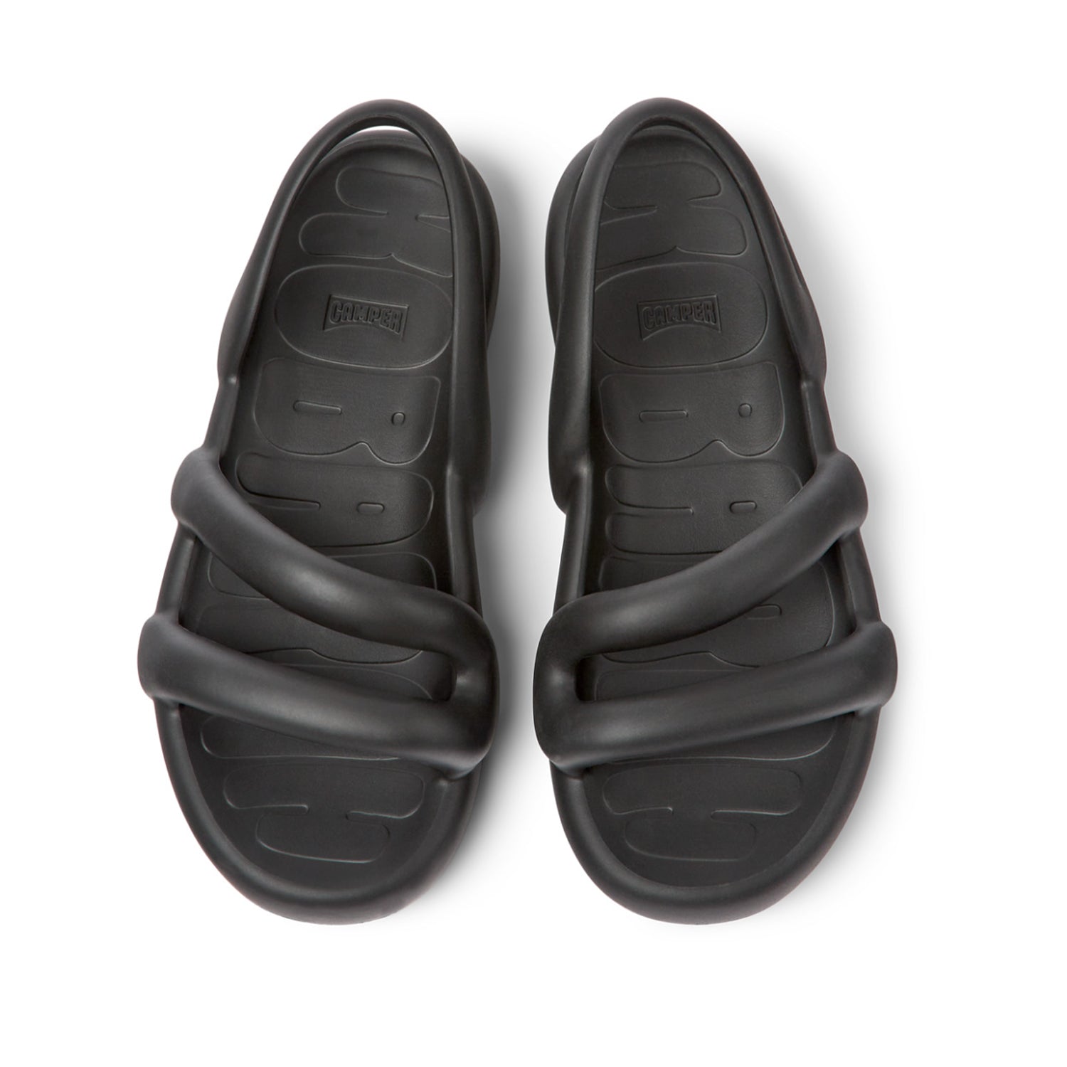 Ballerines Camper Kobarah pour femmes, noires
