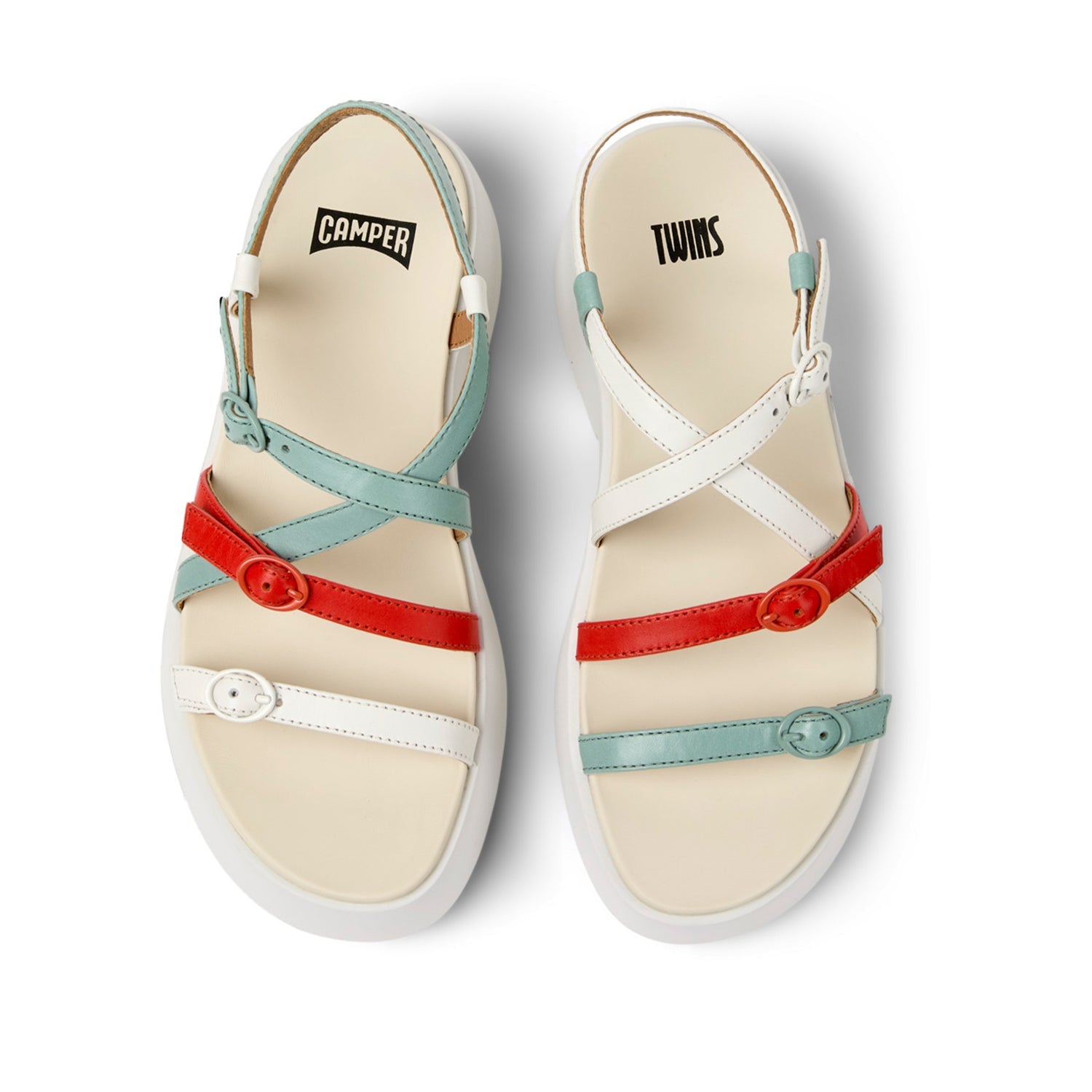 Baskets sans fil Camper TWS TAS0 pour femmes, multicolores