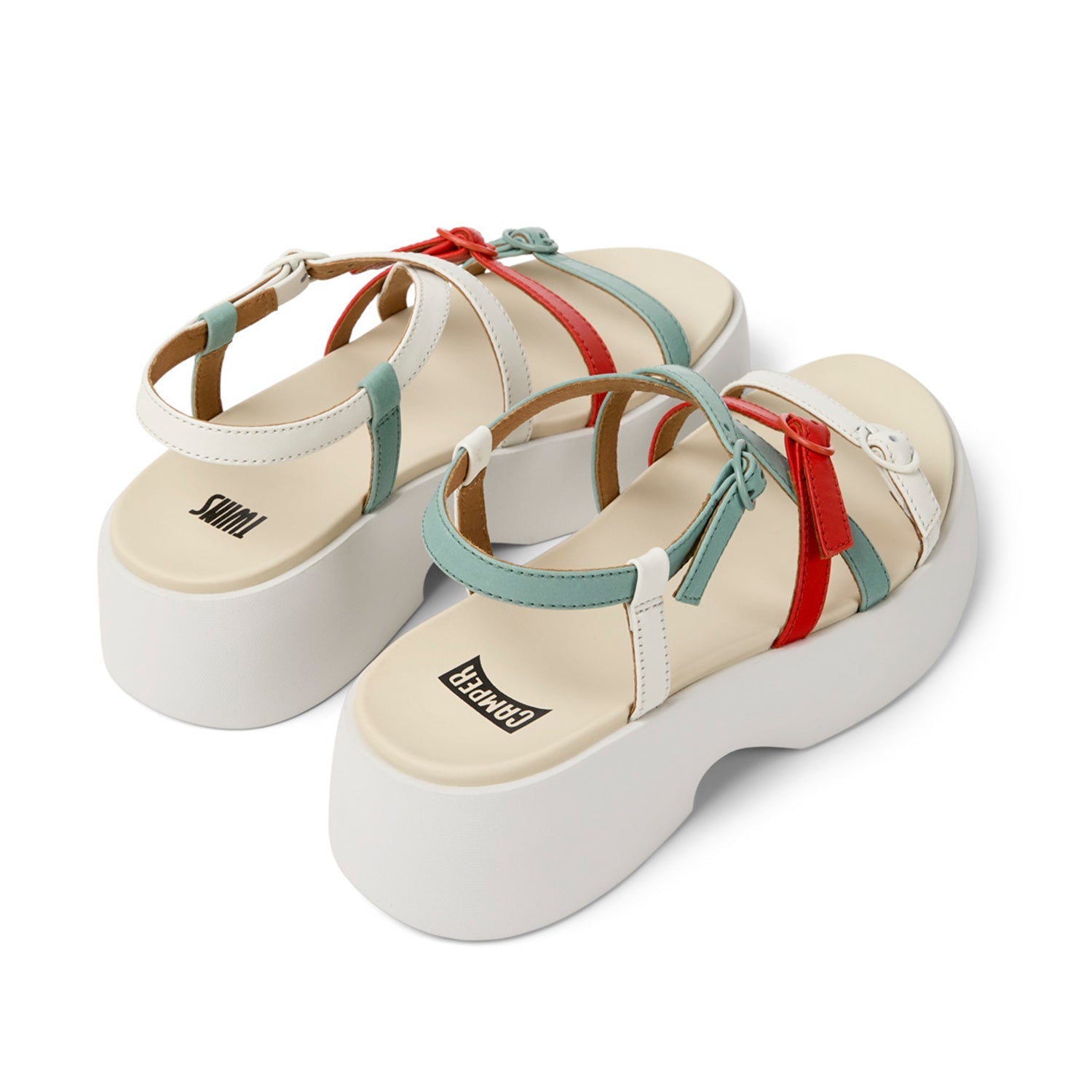 Baskets sans fil Camper TWS TAS0 pour femmes, multicolores