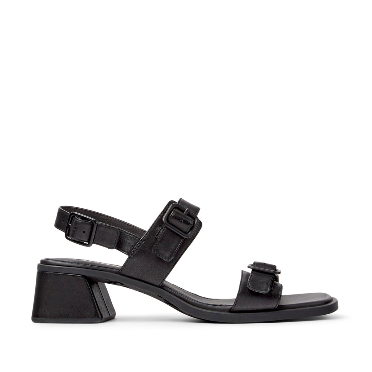 Sandales Kora pour femmes de Camper, couleur noire