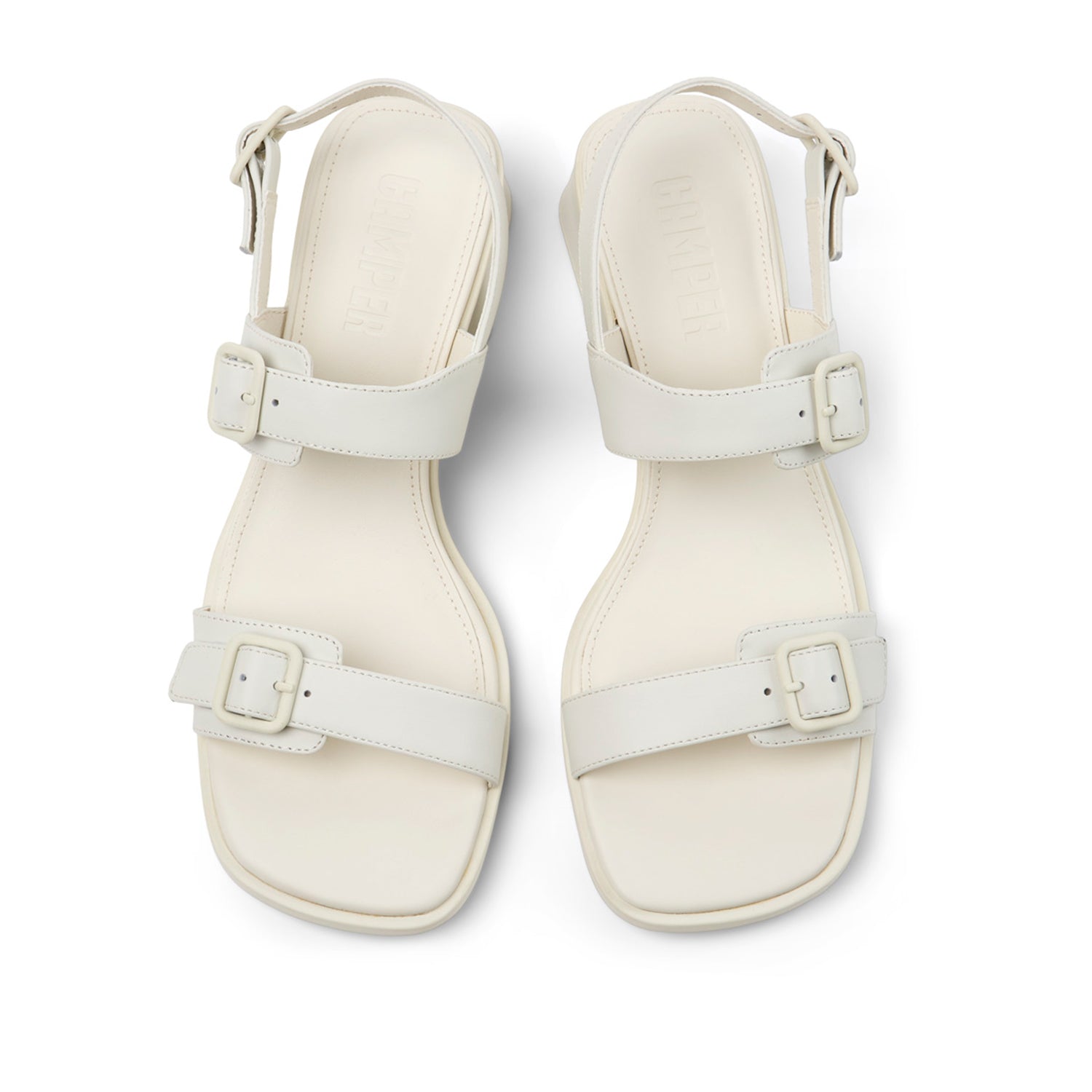 Sandales Kora pour femmes de Camper, blanches