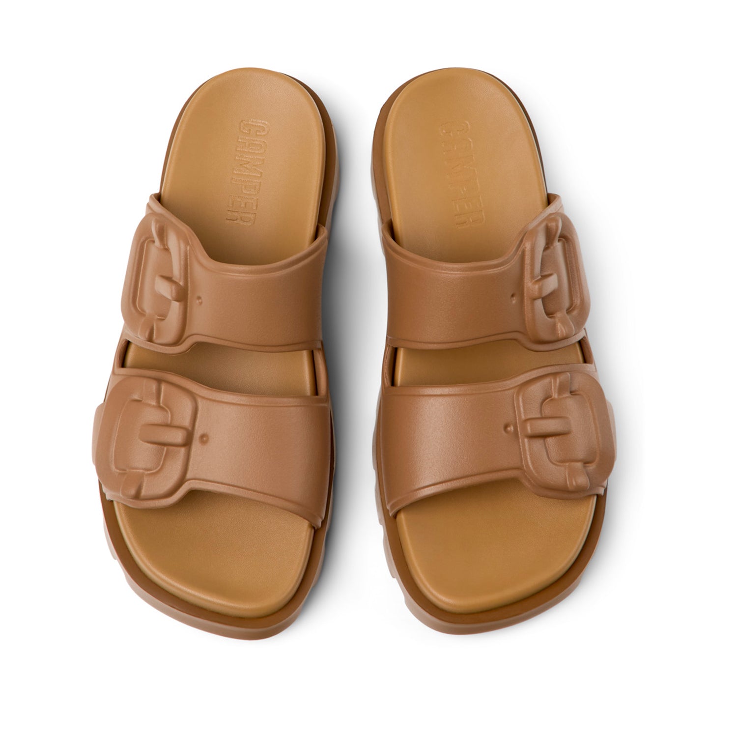 Sandales Brutus pour femmes de Camper, couleur marron