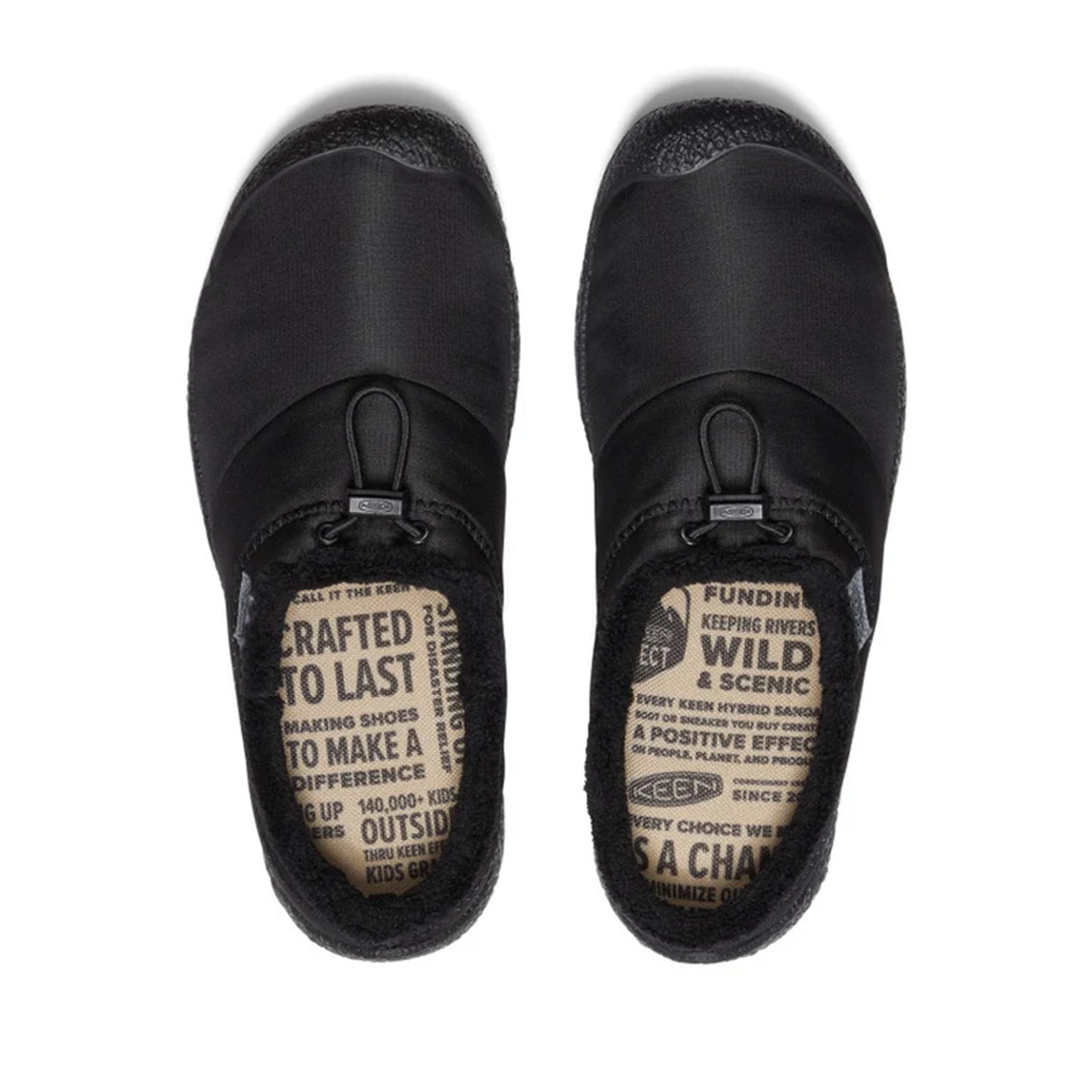 Keen Women's Howser III Slide in Black Smooth Nylon