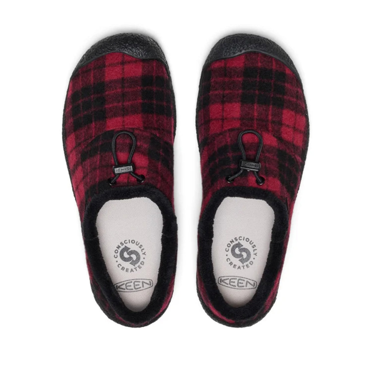 Keen Women's Howser III Slide in Frontier Flannel Red