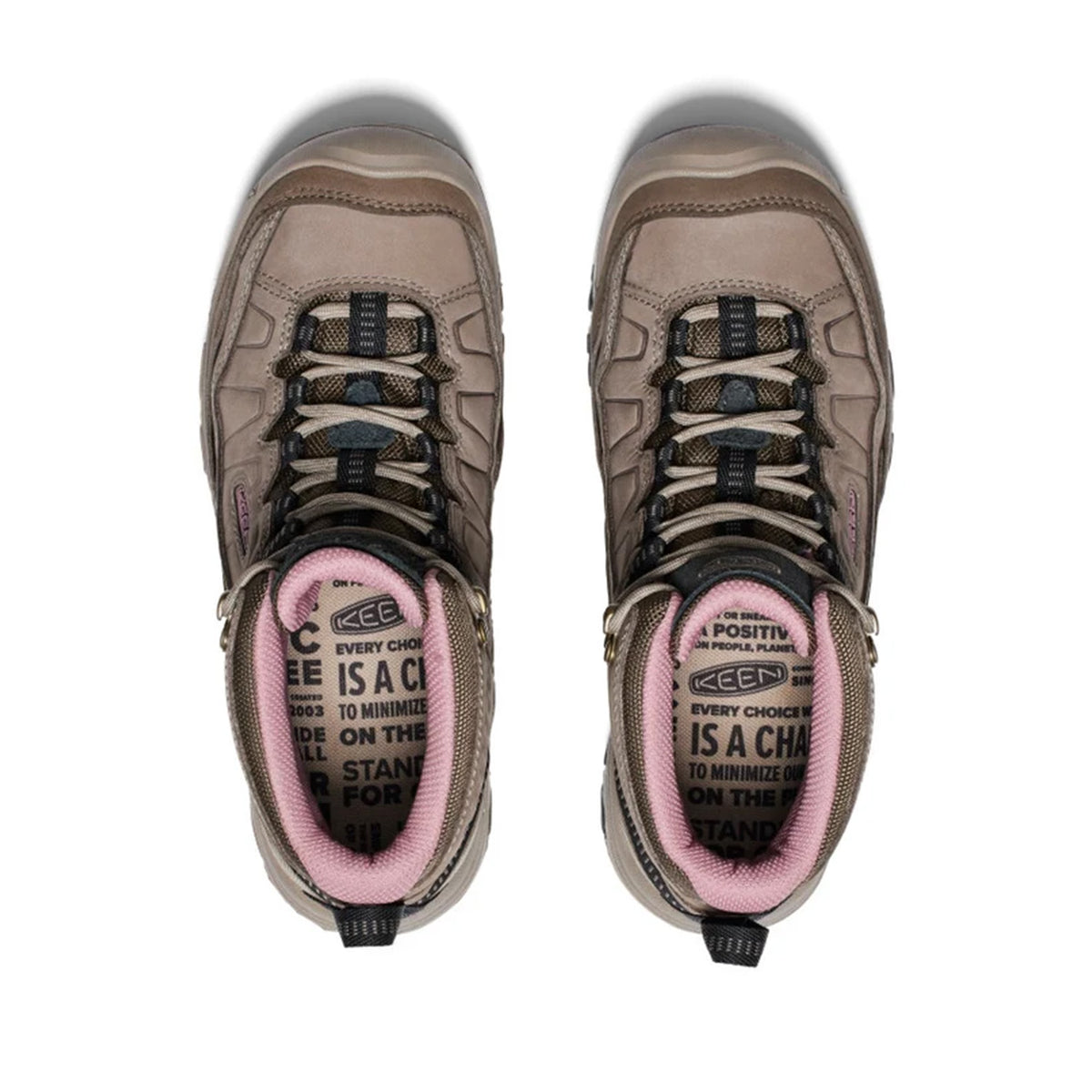 Keen Women's Targhee IV Mid WP in Brindle/Nostalgia Rose