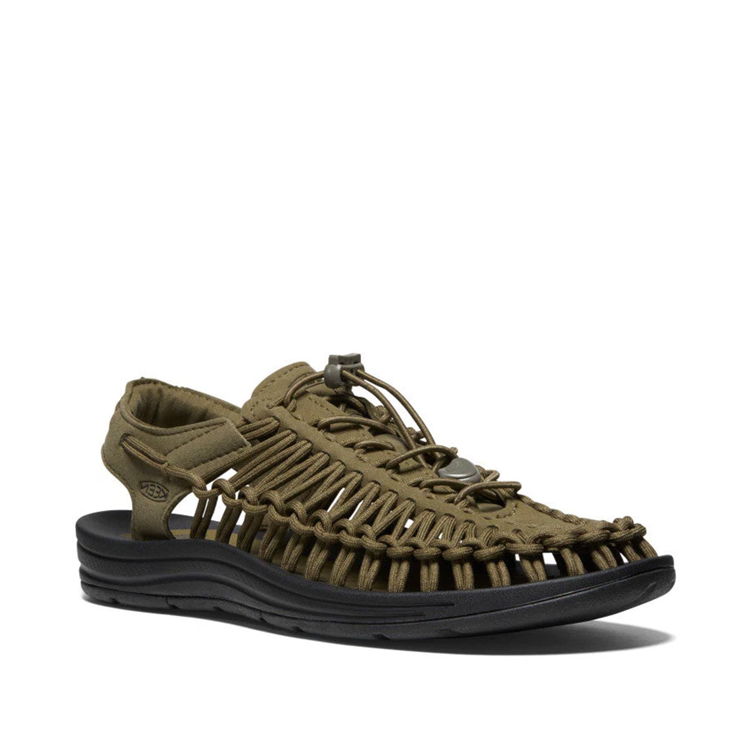 Keen Men's Uneek in Dark OlIVe/Black