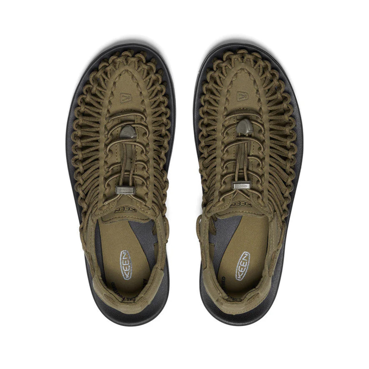 Keen Men's Uneek in Dark OlIVe/Black