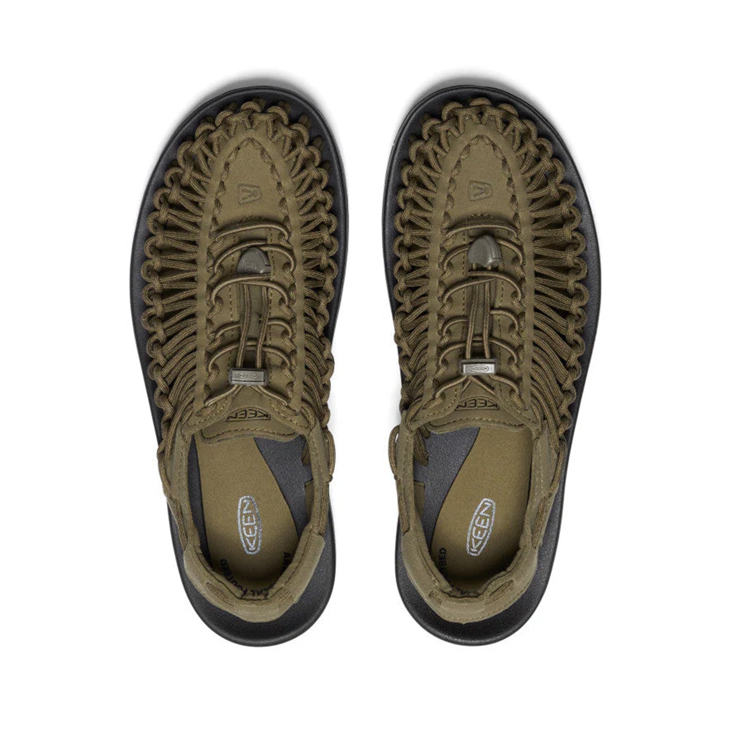 Keen Men's Uneek in Dark OlIVe/Black