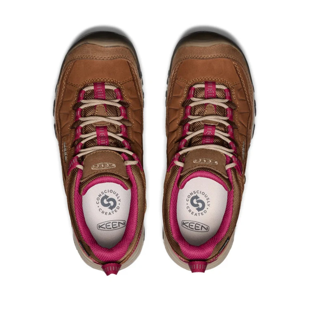 Keen Women's Targhee IV WP in Bison/Beaujolas