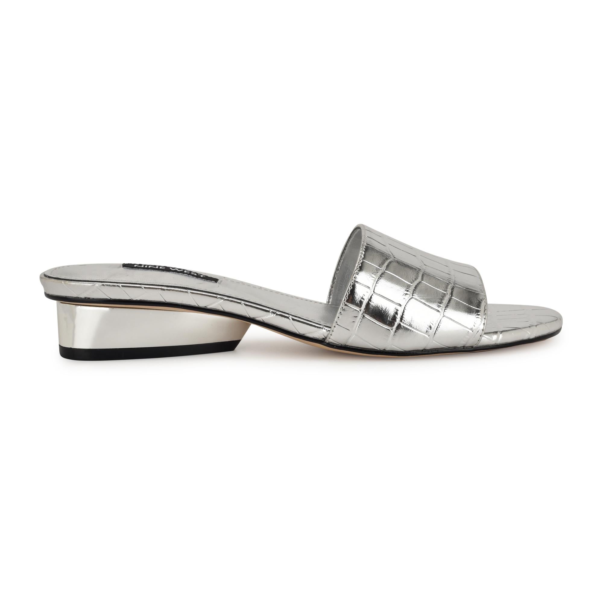 Nine West Women's Kimms3 Silver M