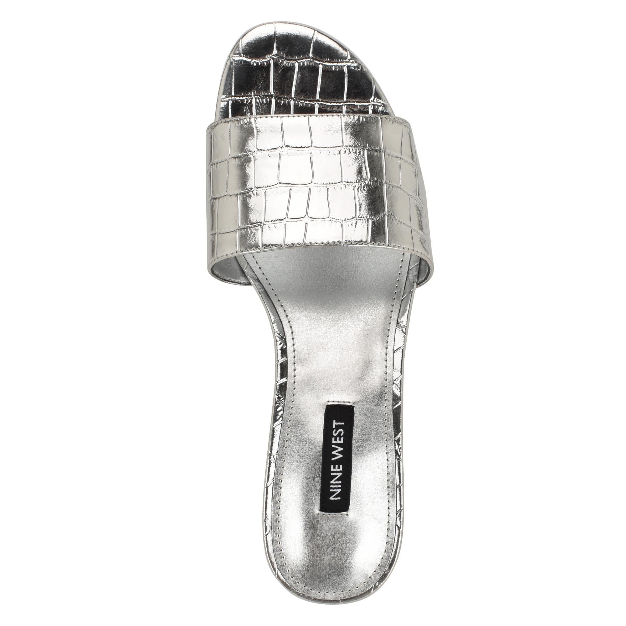 Nine West Women's Kimms3 Silver M