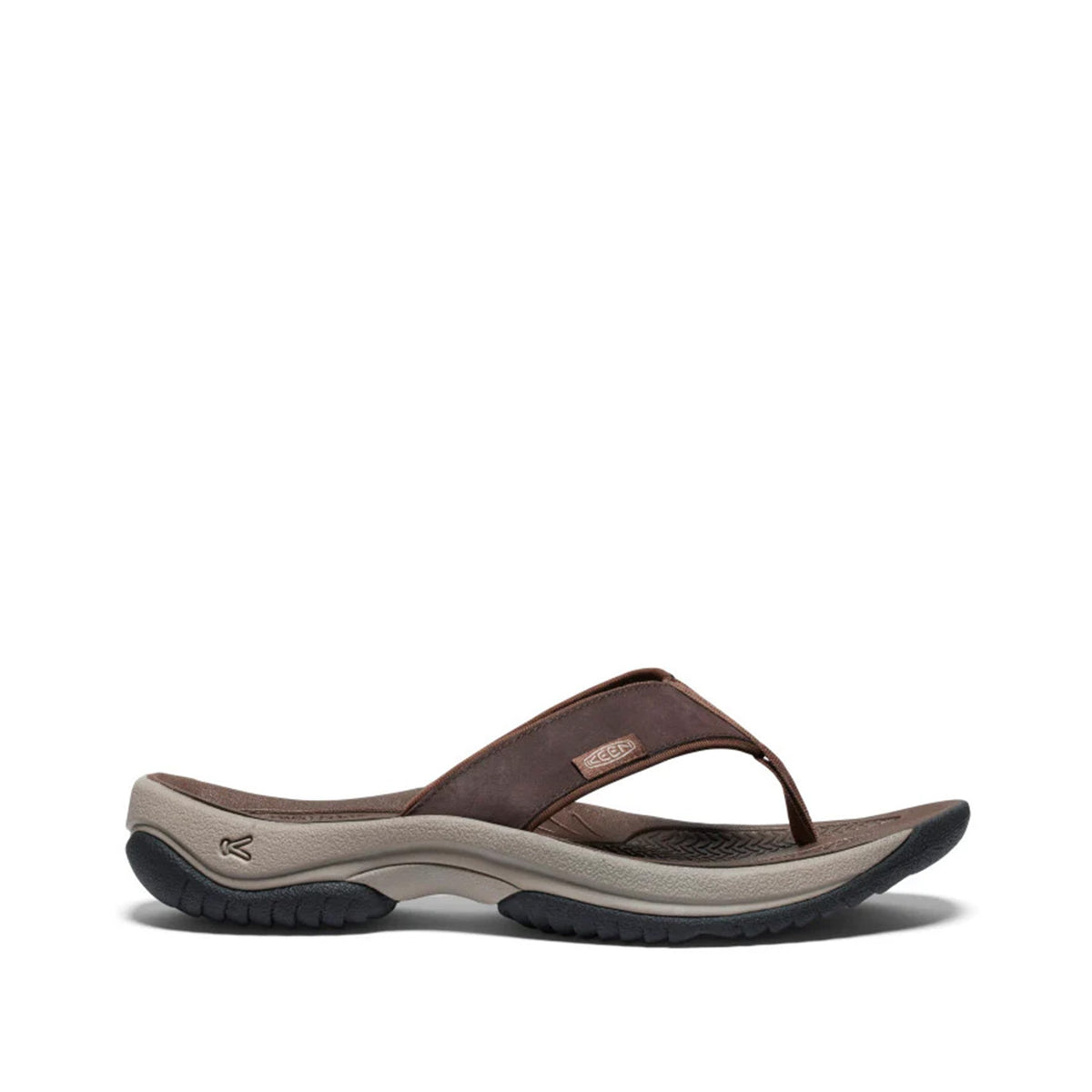 Keen Men's Kona Flip Tg in Java/Dark Earth