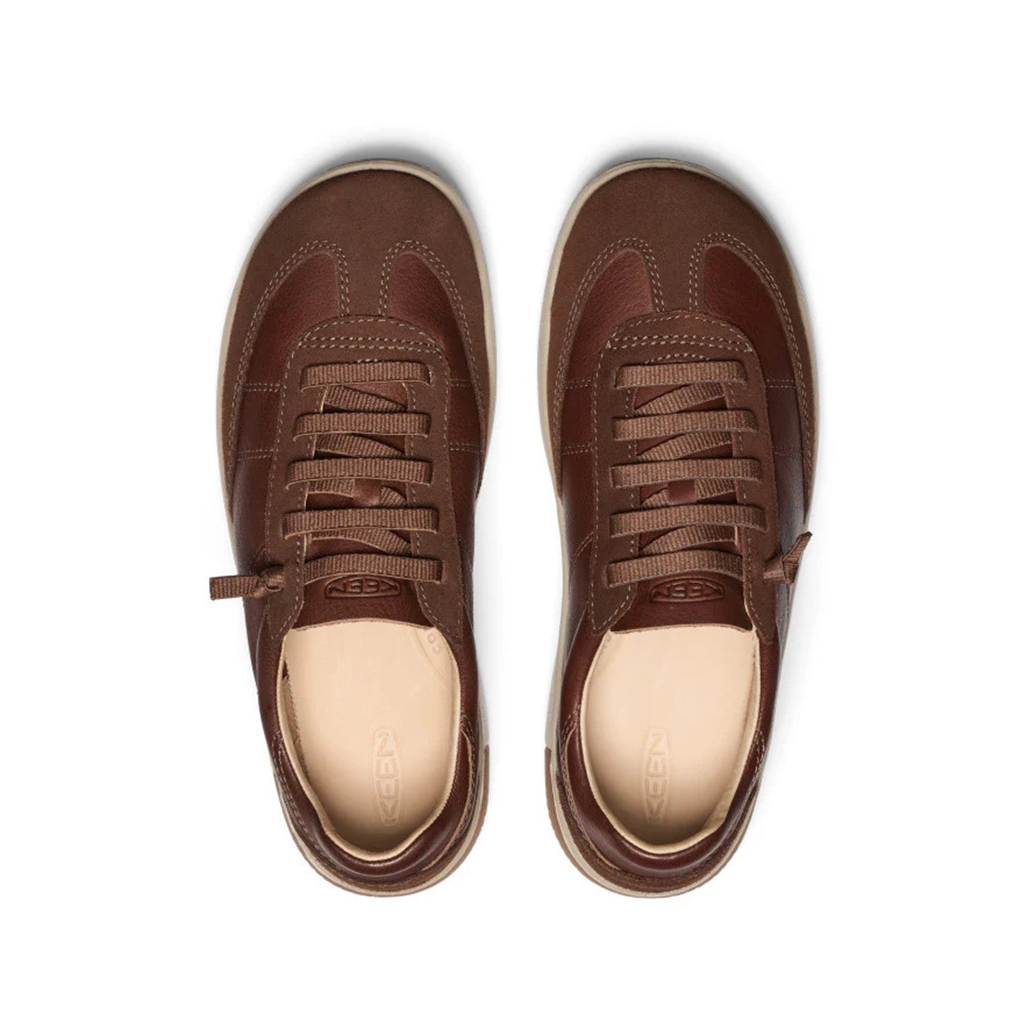 Keen Men's Knx T-Toe in Dark Earth/Plaza Taupe