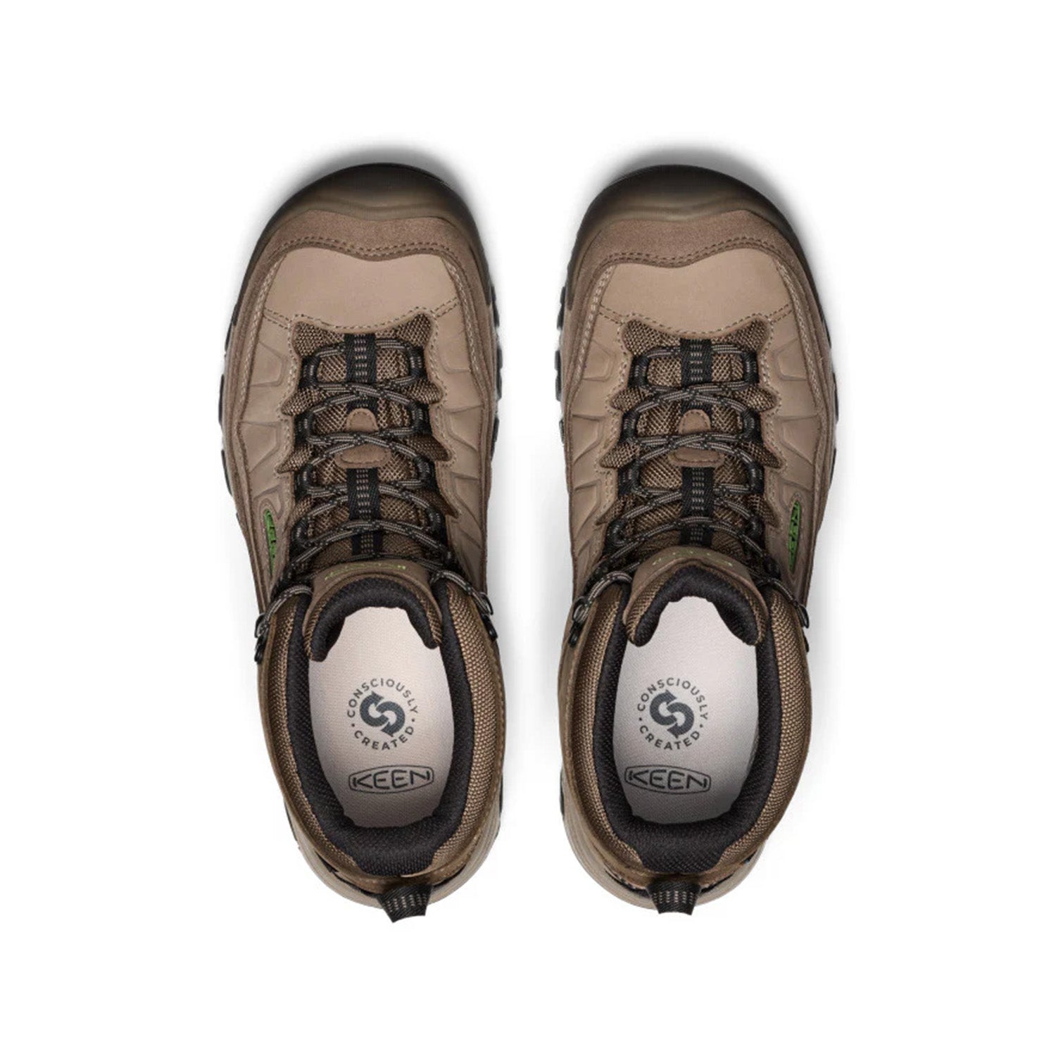 Keen Men's Targhee Iv Mid Wp in Brindle/Canteen,