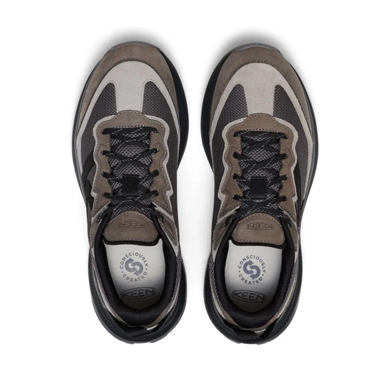 Keen Men's WK500 LEATHER in Steel Grey/Black,