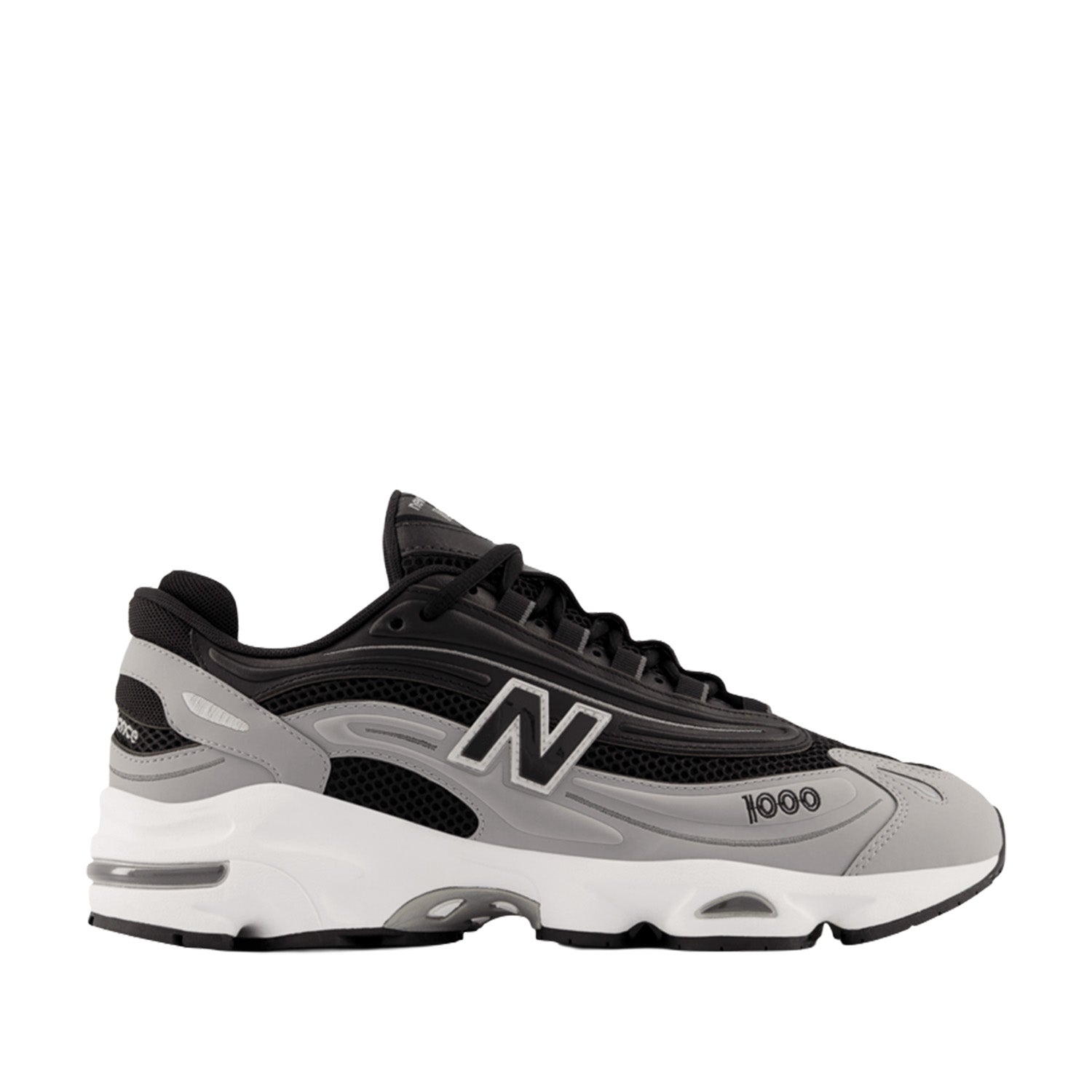 New Balance Unisex 1000 in Slate Grey with Black and White