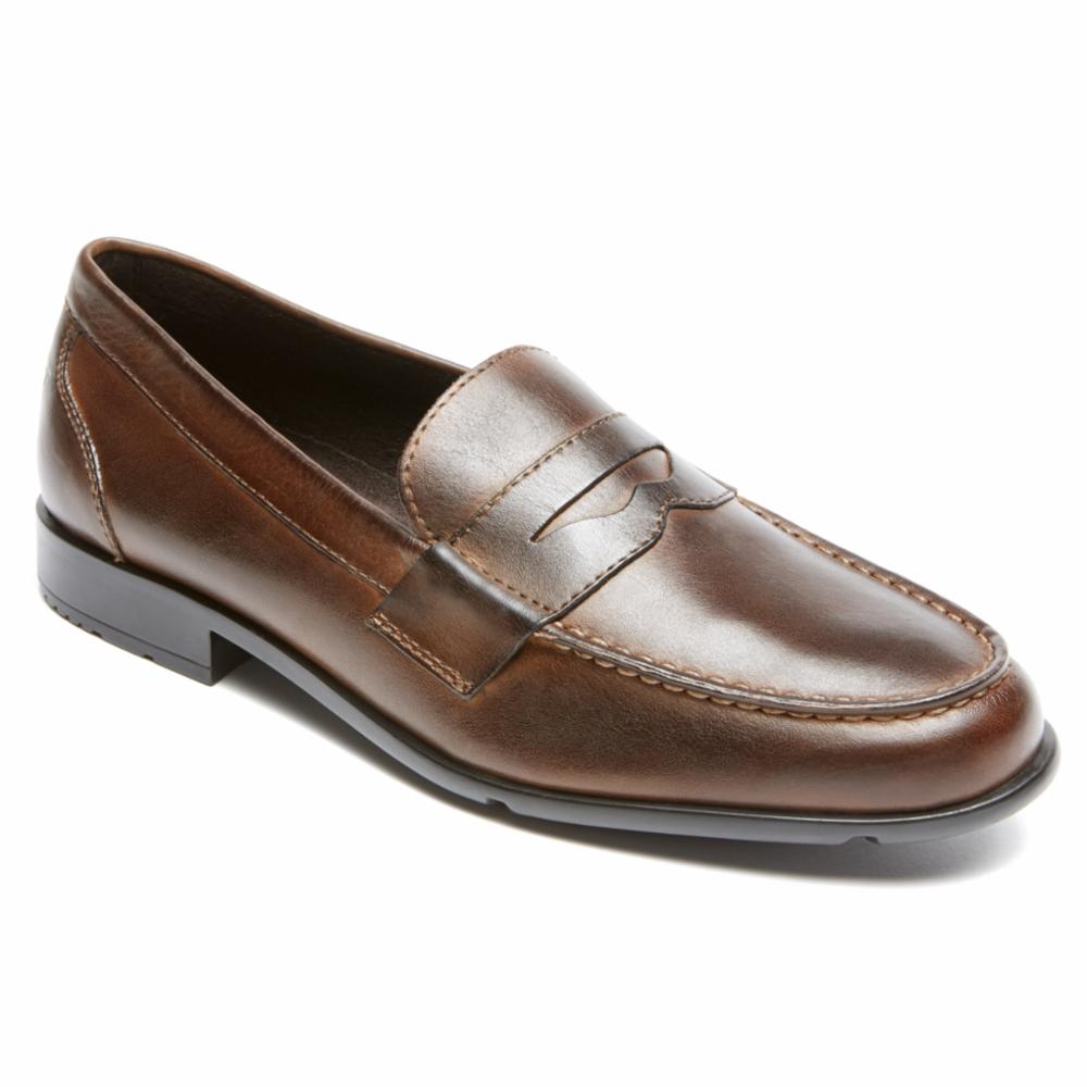 Rockport  Men's Classic Loafer Lite Penny Brown W