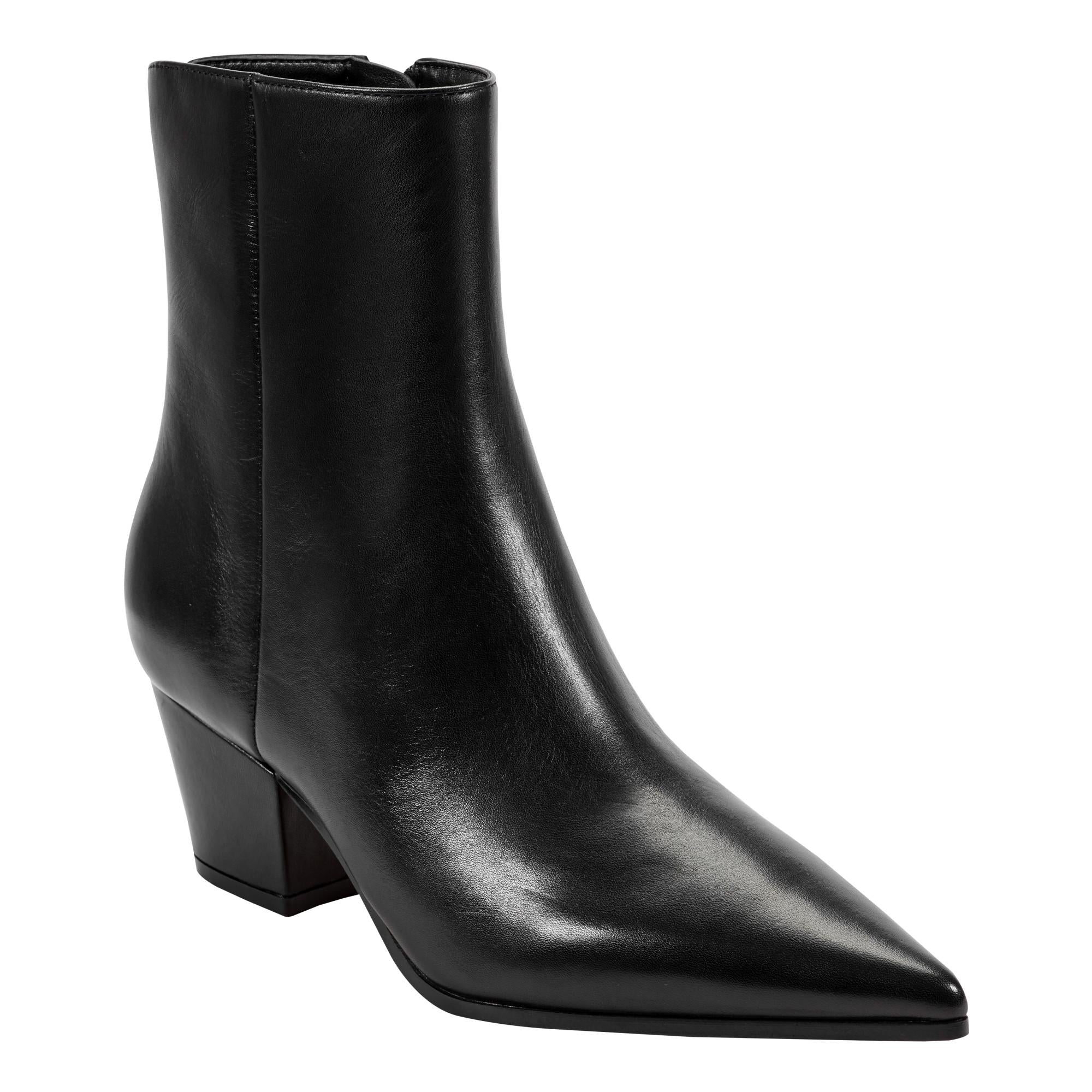 Marc Fisher Ltd Women's Mavey Black/Dress Calf (Gr) M