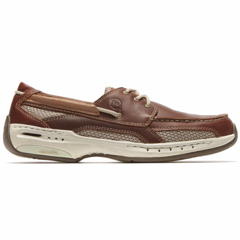 Dunham Men's Captain Boat Shoe Brown D