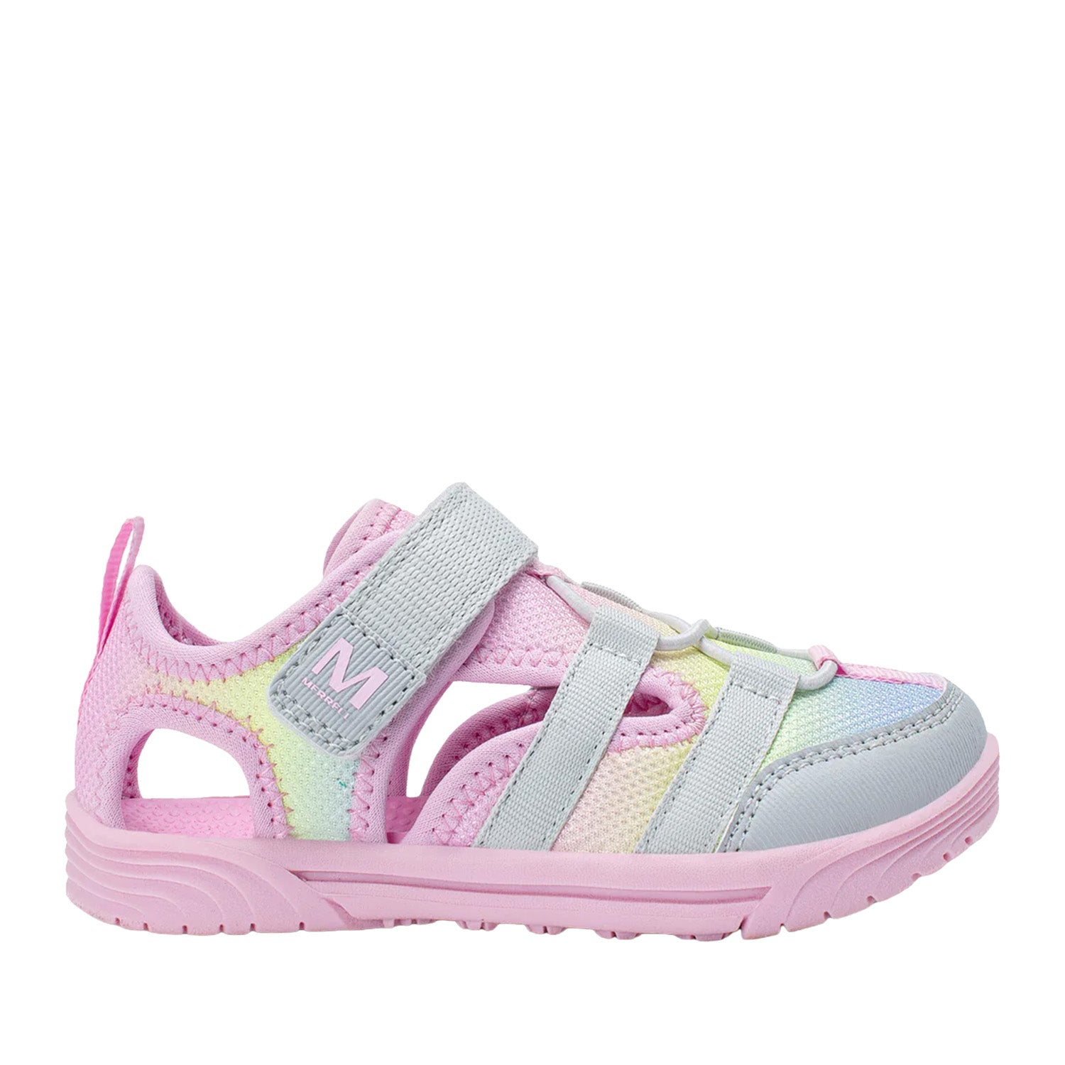 Merrell Kids Unisex Bolton in Grey/Rainbow
