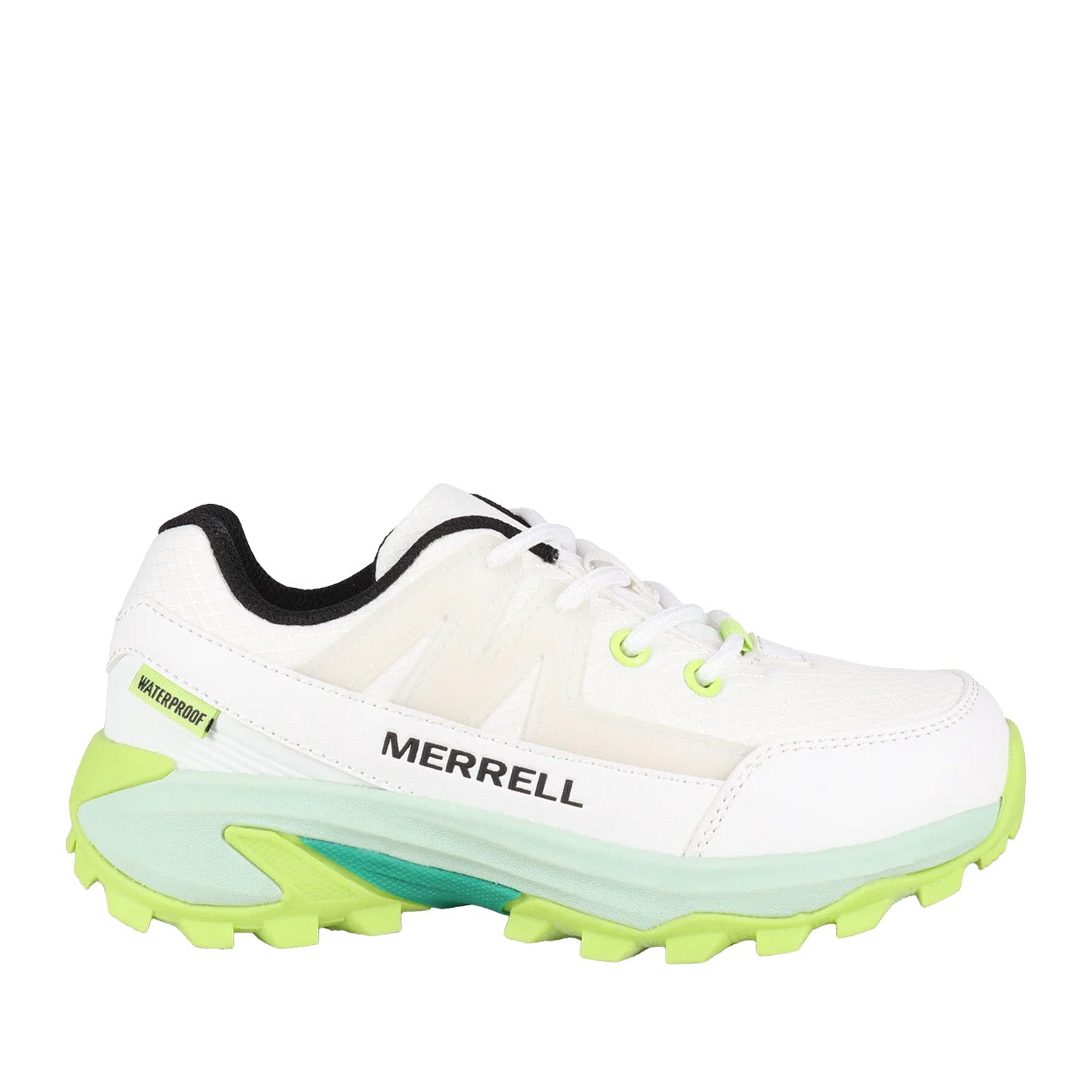 Merrell Kids Unisex Moab Fst in White/Teal