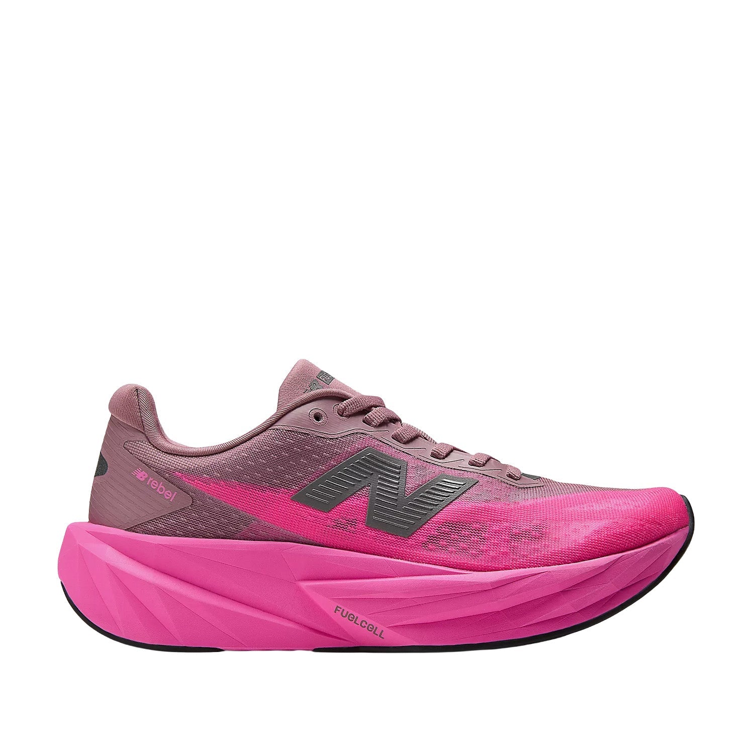 New Balance Men's FuelCell Rebel v5 in Pink Heat/Rosewood