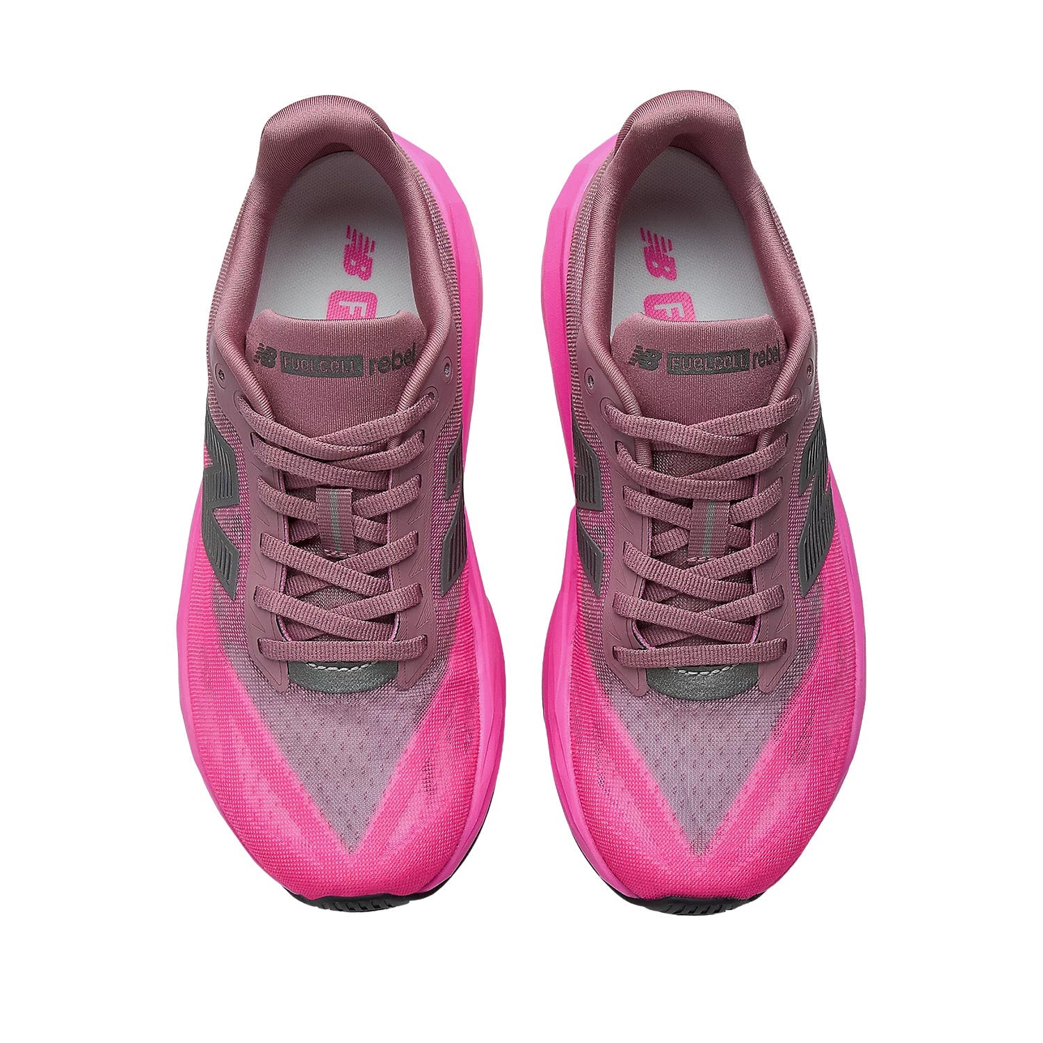New Balance Men's FuelCell Rebel v5 in Pink Heat/Rosewood