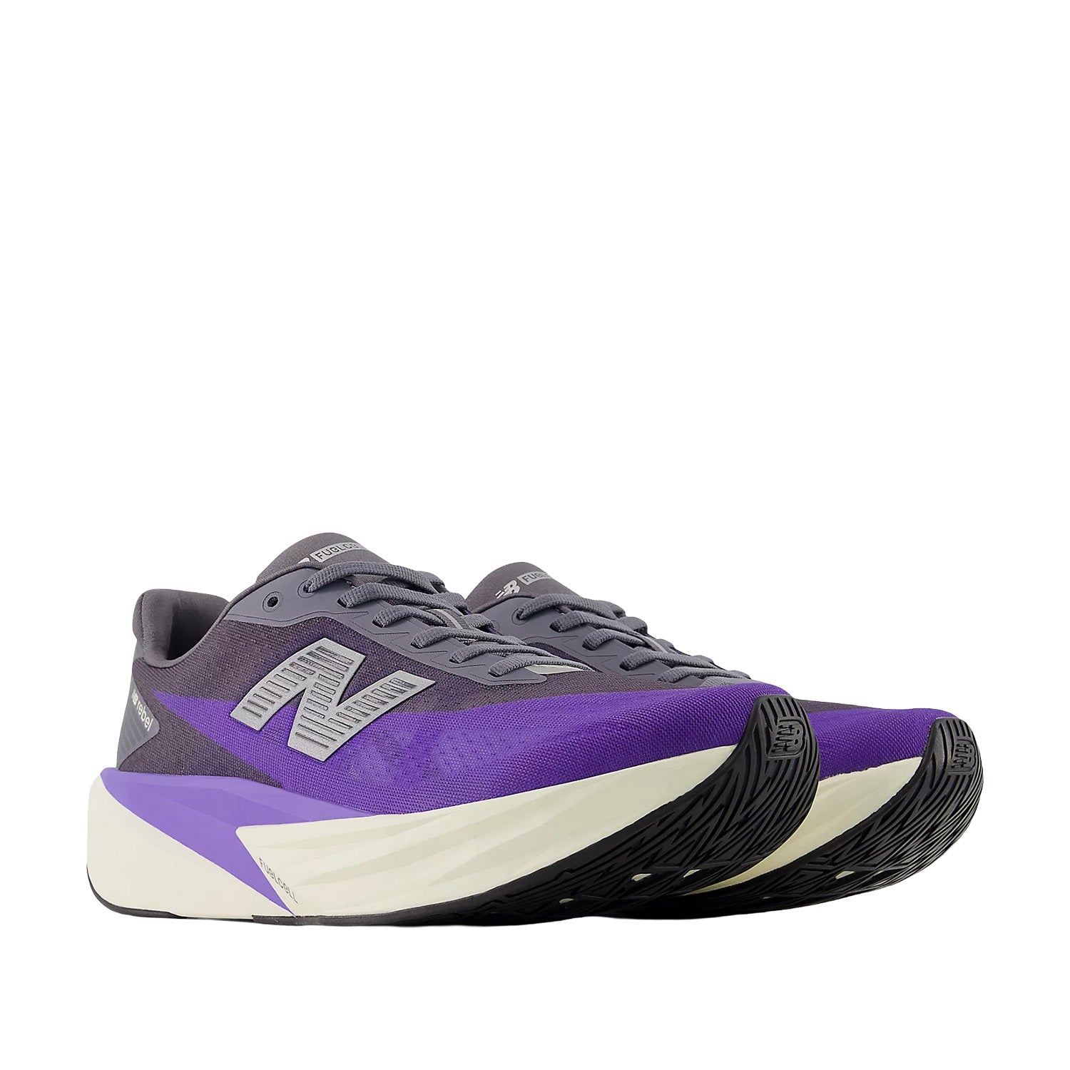 New Balance Men's FuelCell Rebel v5 in Electric Indigo/Truffle Salt/Silver Metallic