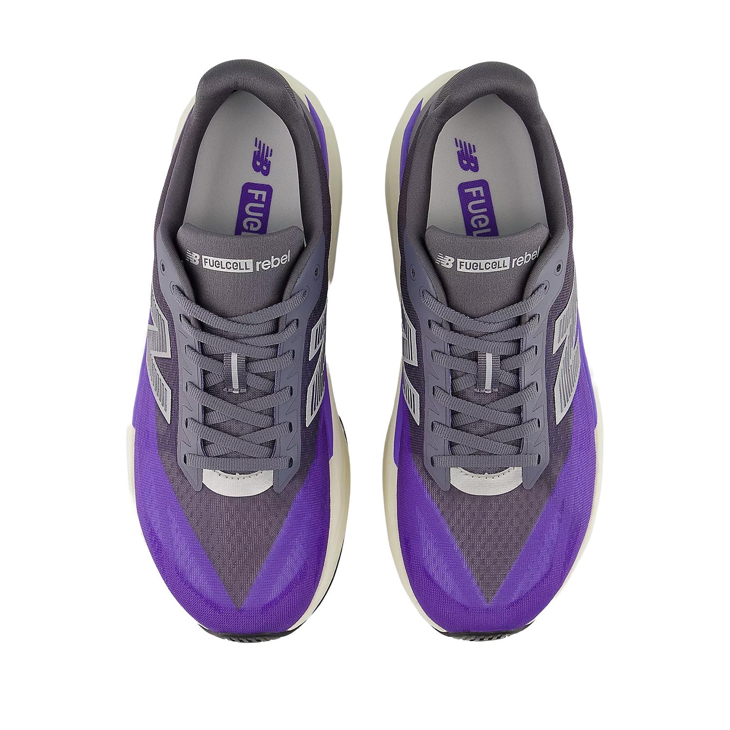 New Balance Men's FuelCell Rebel v5 in Electric Indigo/Truffle Salt/Silver Metallic