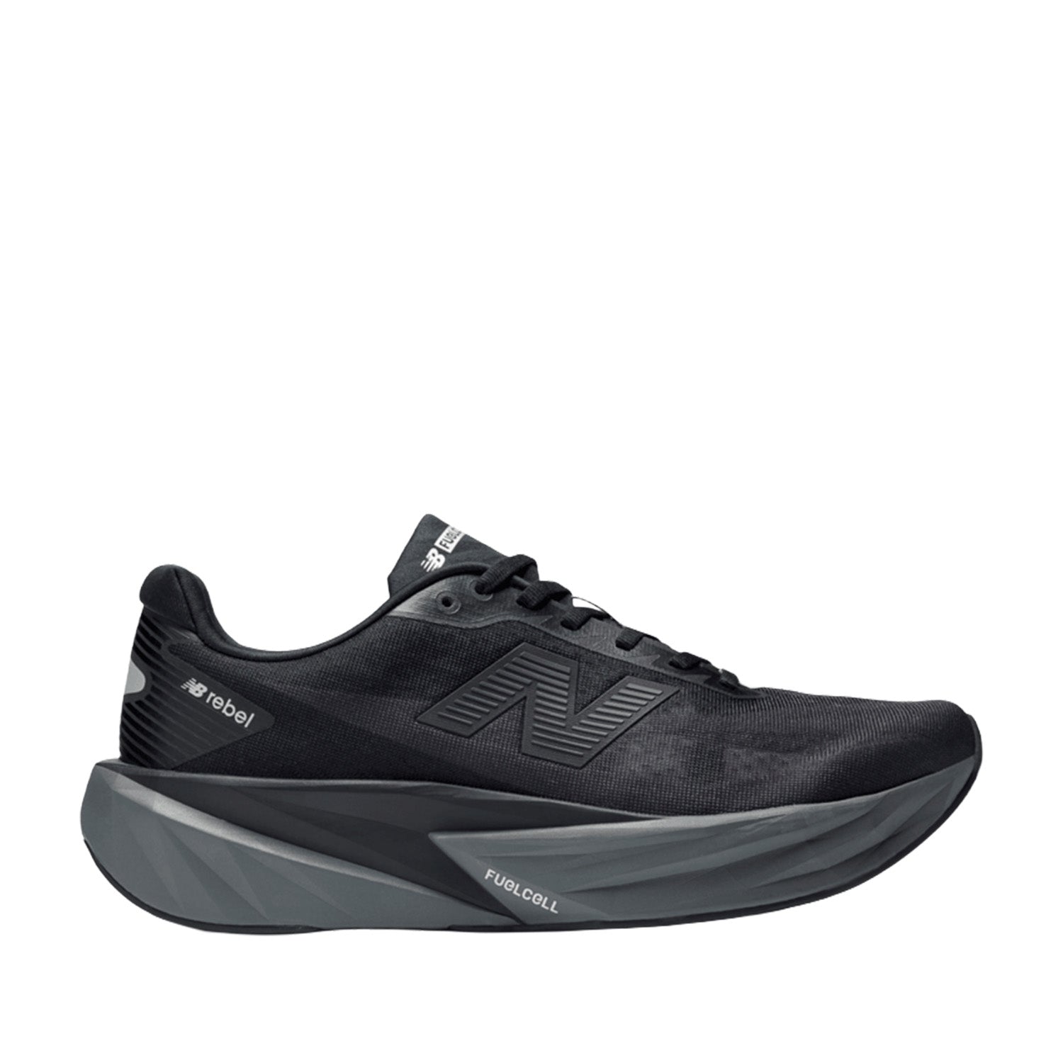 New Balance Men's MFCXV5 in Black with Castlerock and Silver Metallic