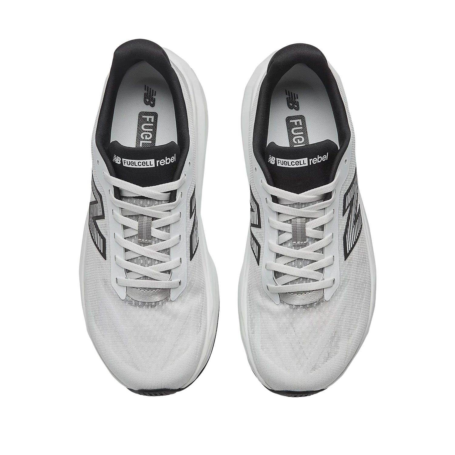 New Balance Men's FuelCell Rebel v5 in NB 103 White/Silver Metallic