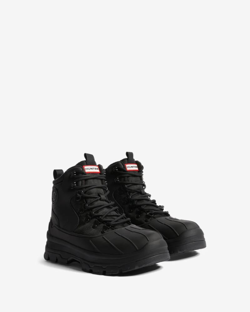 Bottes de chasse Hunter Explorer Duck Boot noires pour homme, taille M