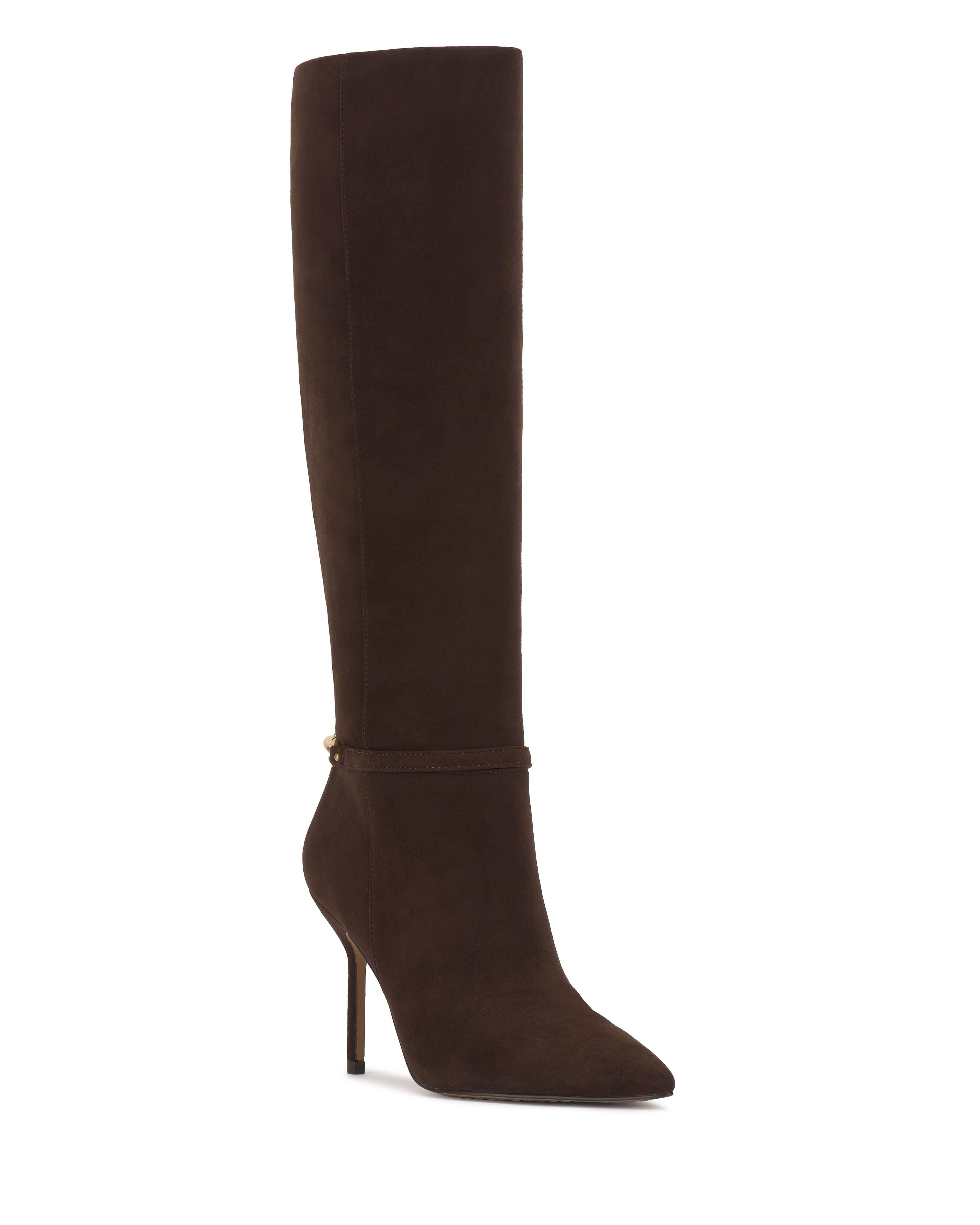 Vince Camuto Mirtha Brownie Torano High Suède Le M pour femme