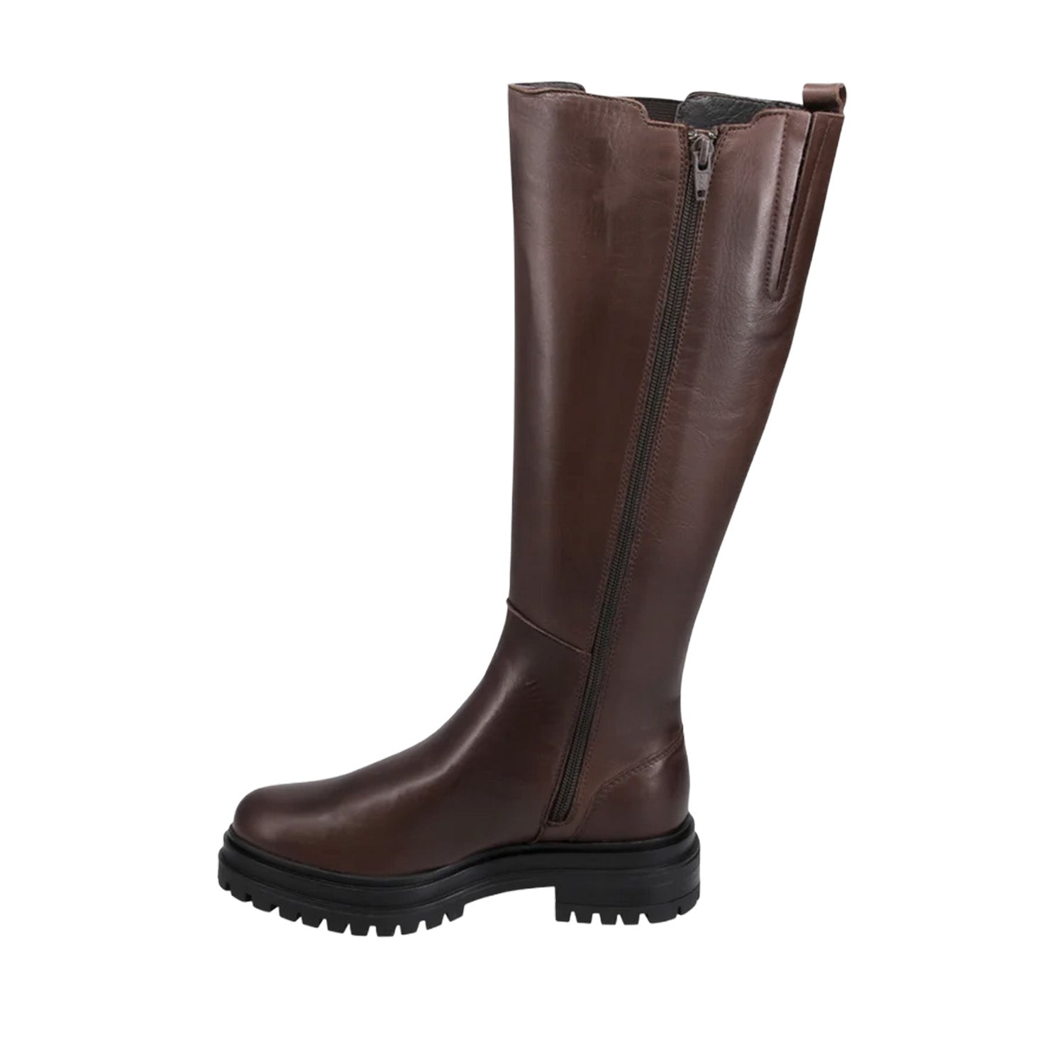 Bottes hautes Loren pour femmes de Miz Mooz, couleur marron