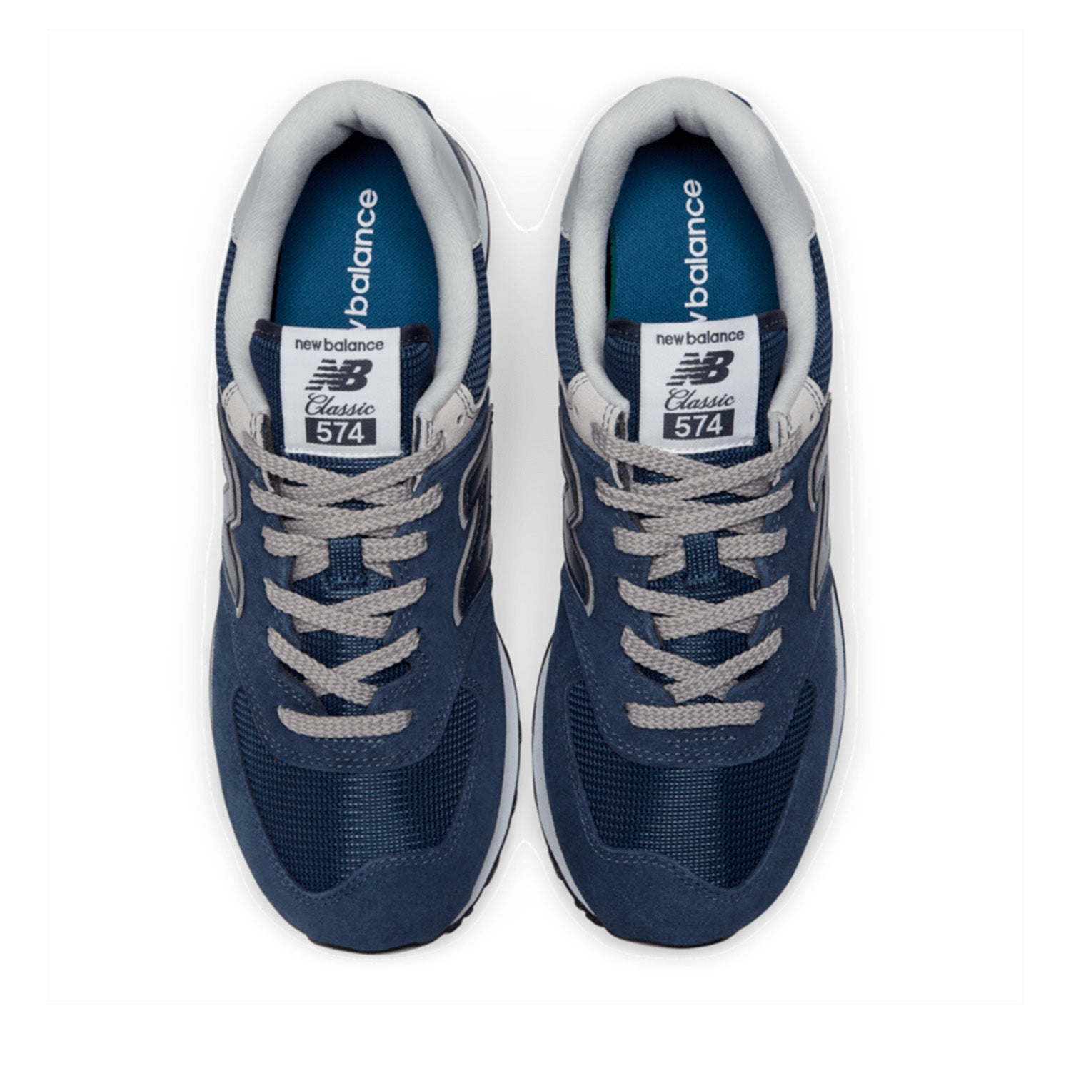 New Balance Mens 574 CORE in Navy/White