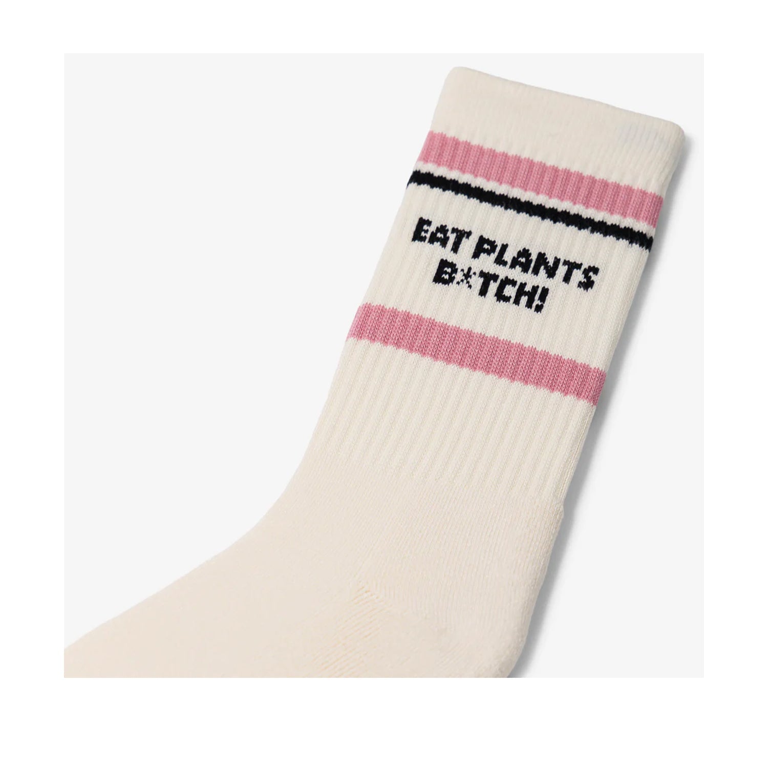 Chaussettes unisexes en bambou MoEa, motif Eat Plants B-tch